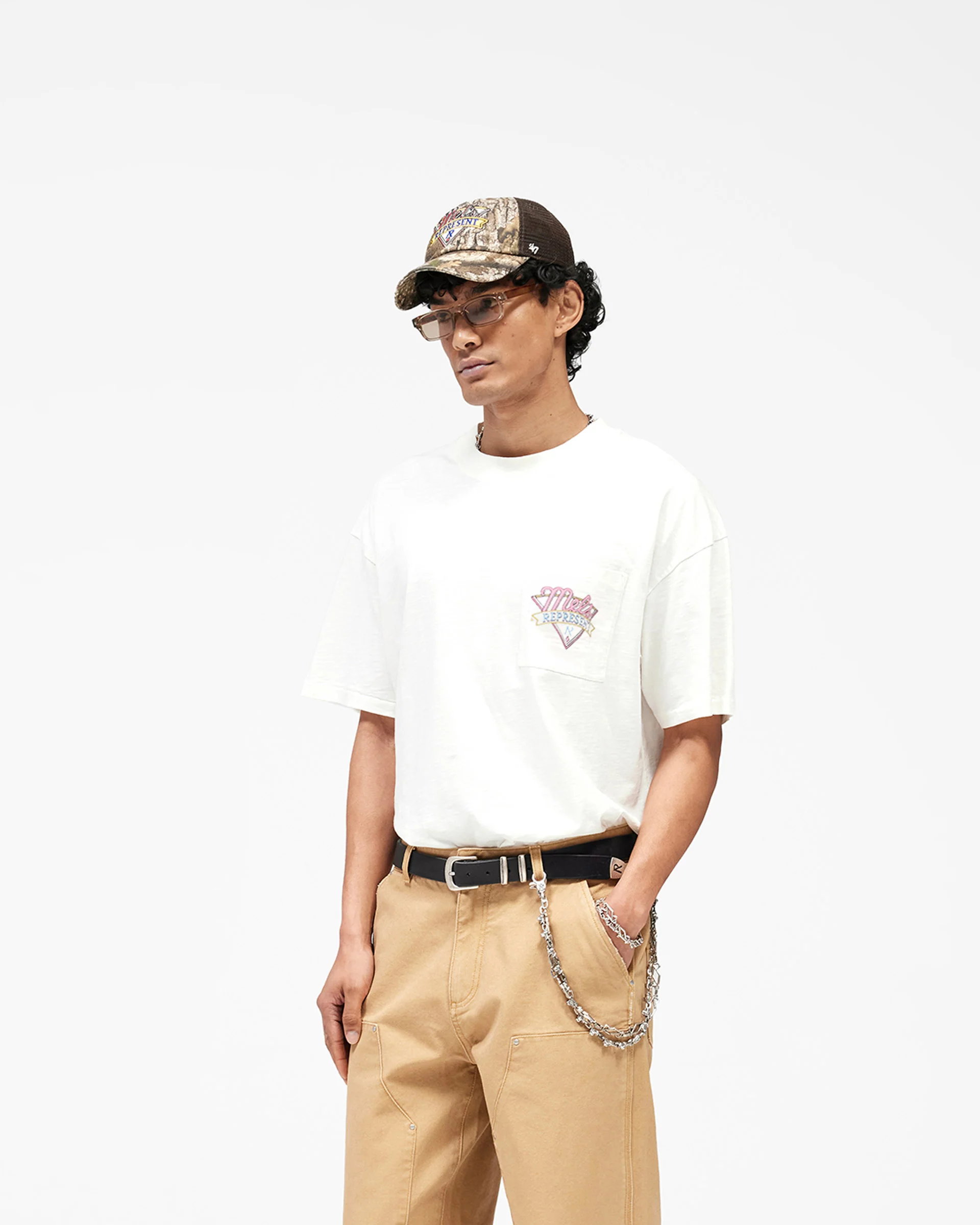 Represent x Mels Diner T-Shirt - Flat White - Image 5