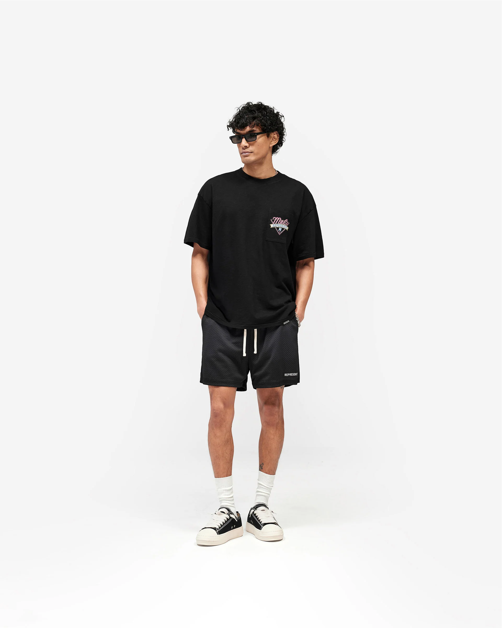 Represent x Mels Diner T-Shirt - Jet Black - Image 7
