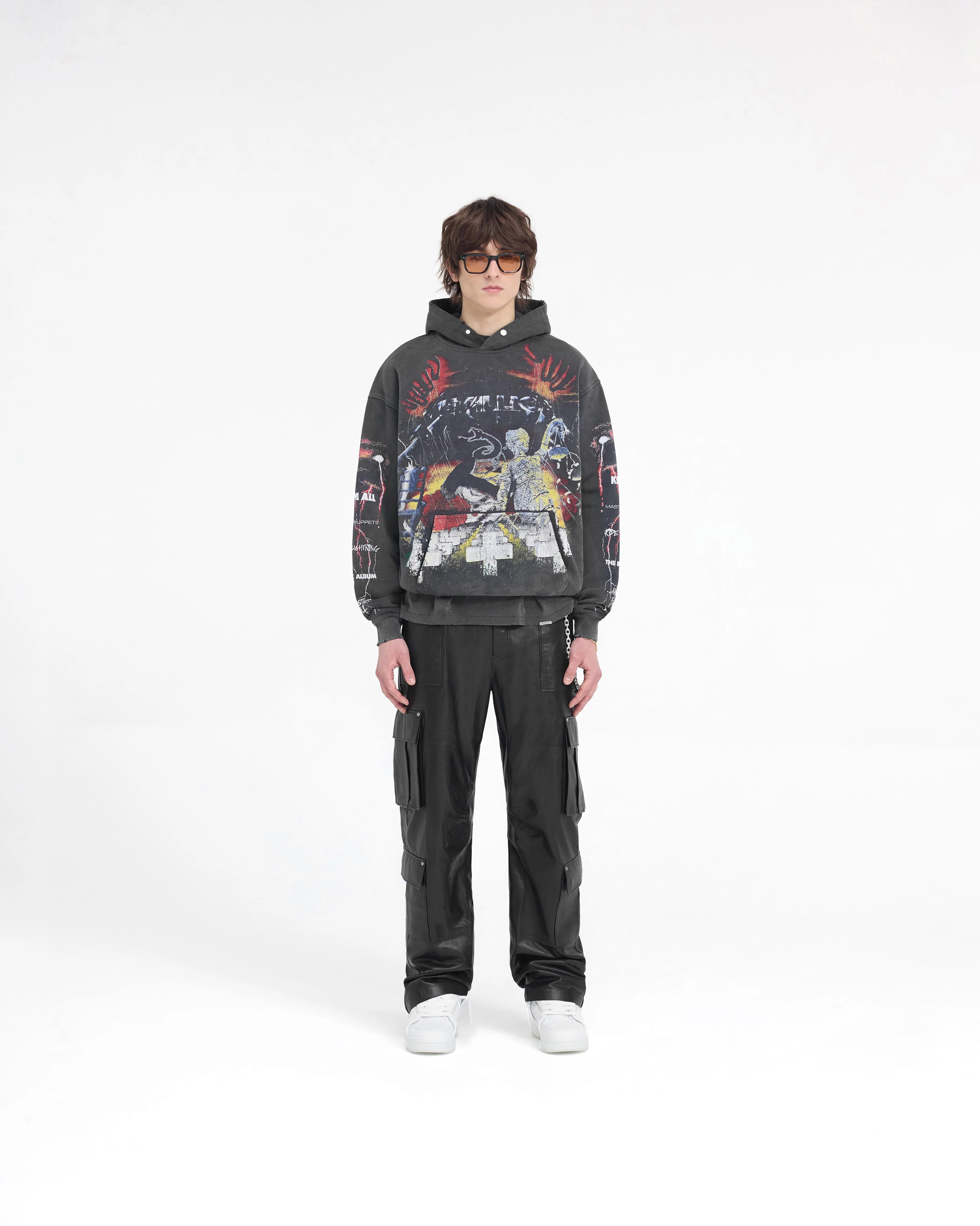 Represent X Metallica Master Of Puppets Hoodie - Vintage Grey - Image 6