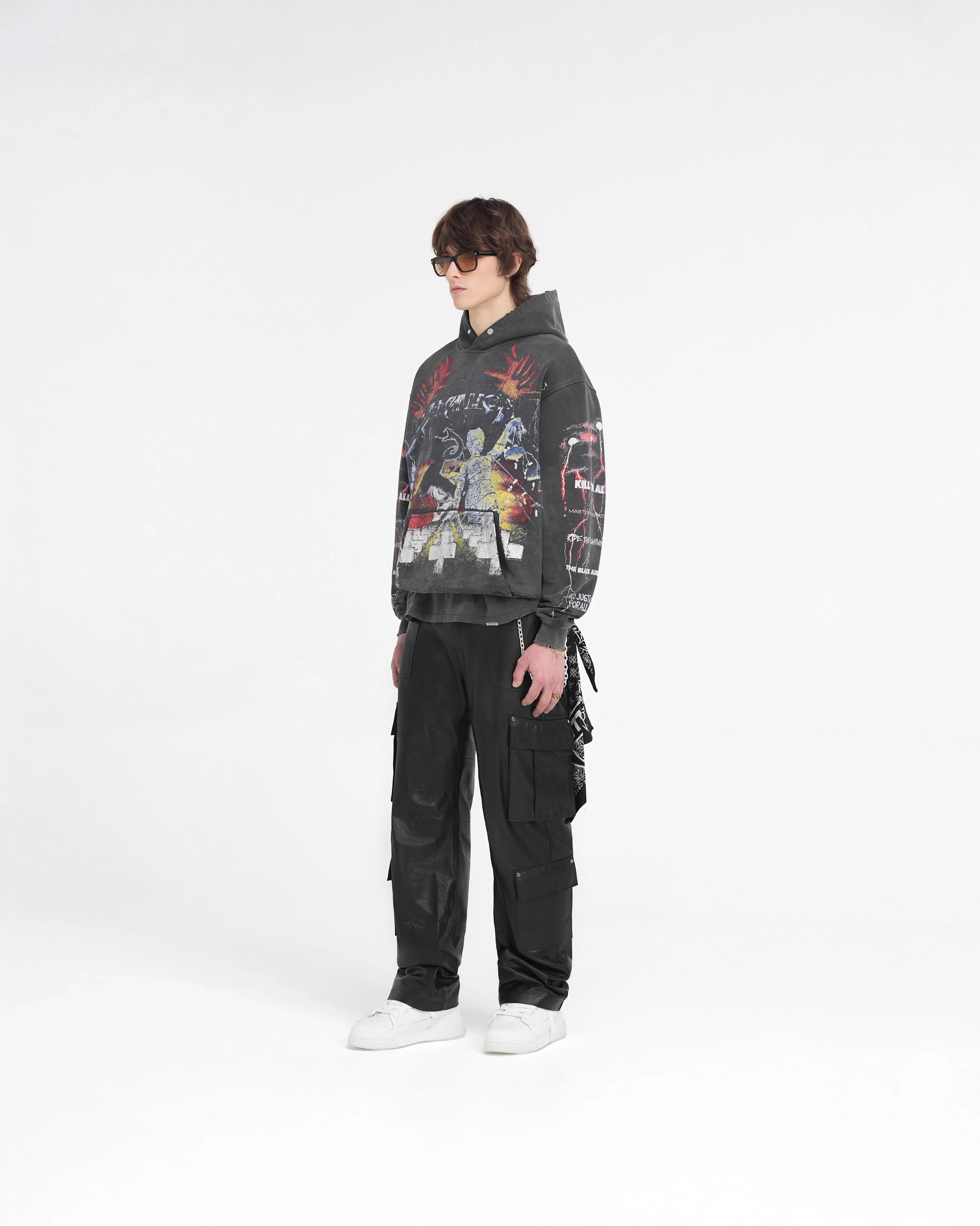 Represent X Metallica Master Of Puppets Hoodie - Vintage Grey - Image 7