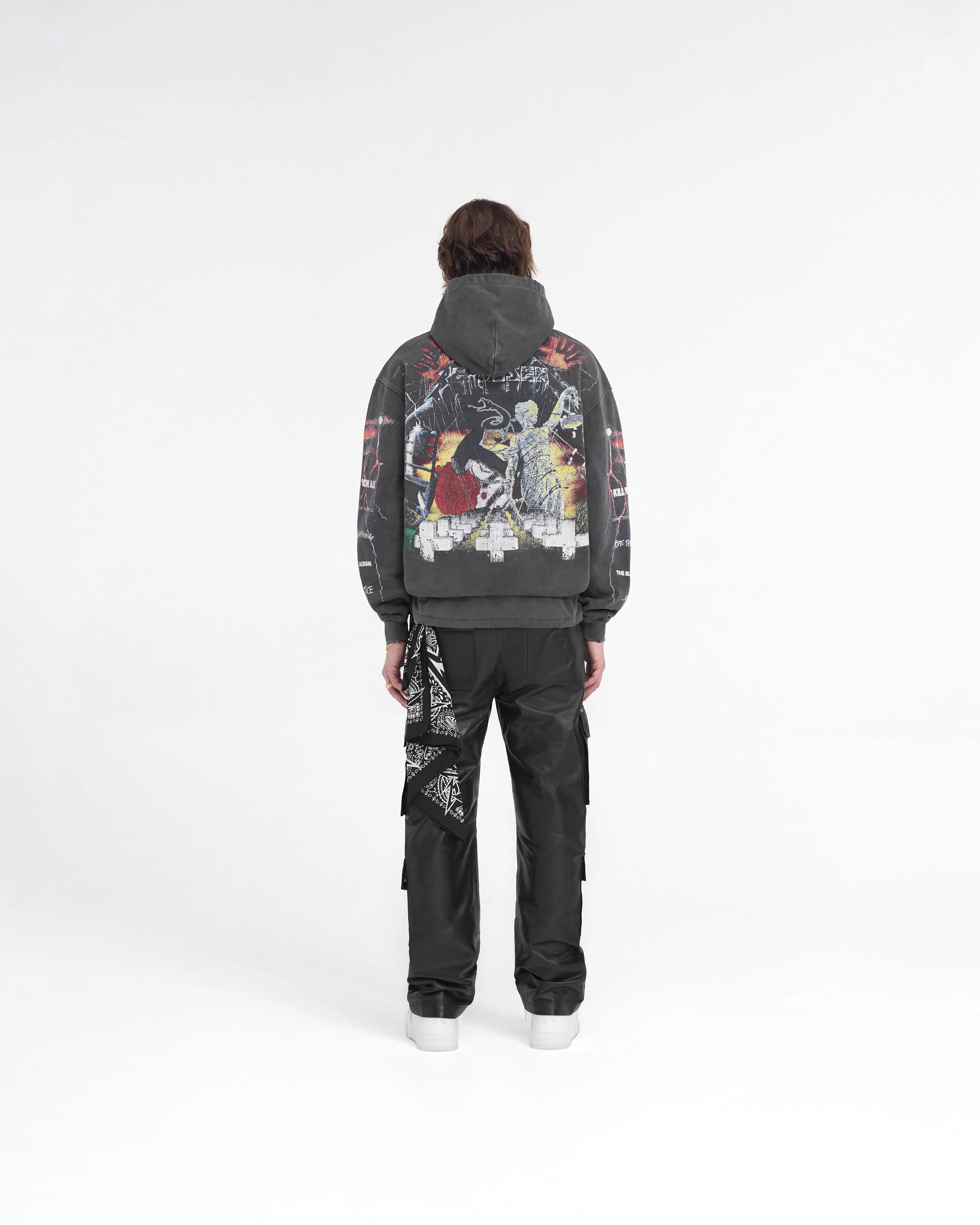 Represent X Metallica Master Of Puppets Hoodie - Vintage Grey - Image 8