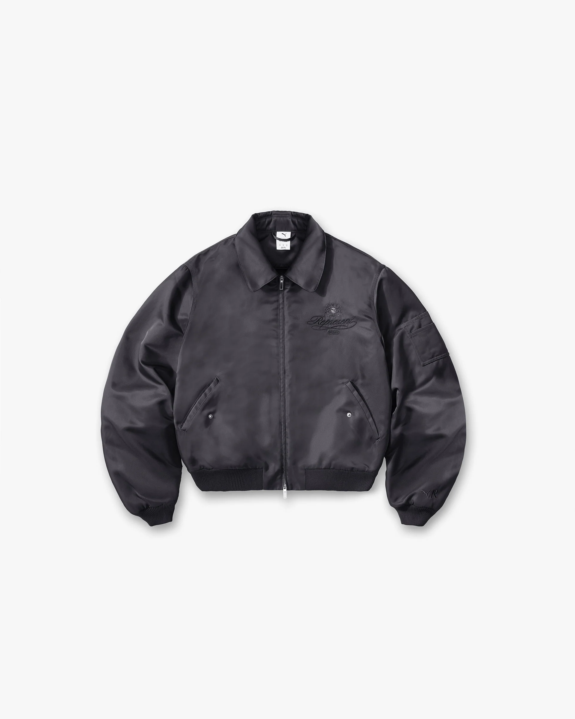 Represent X Puma Bomber - Dark Grey