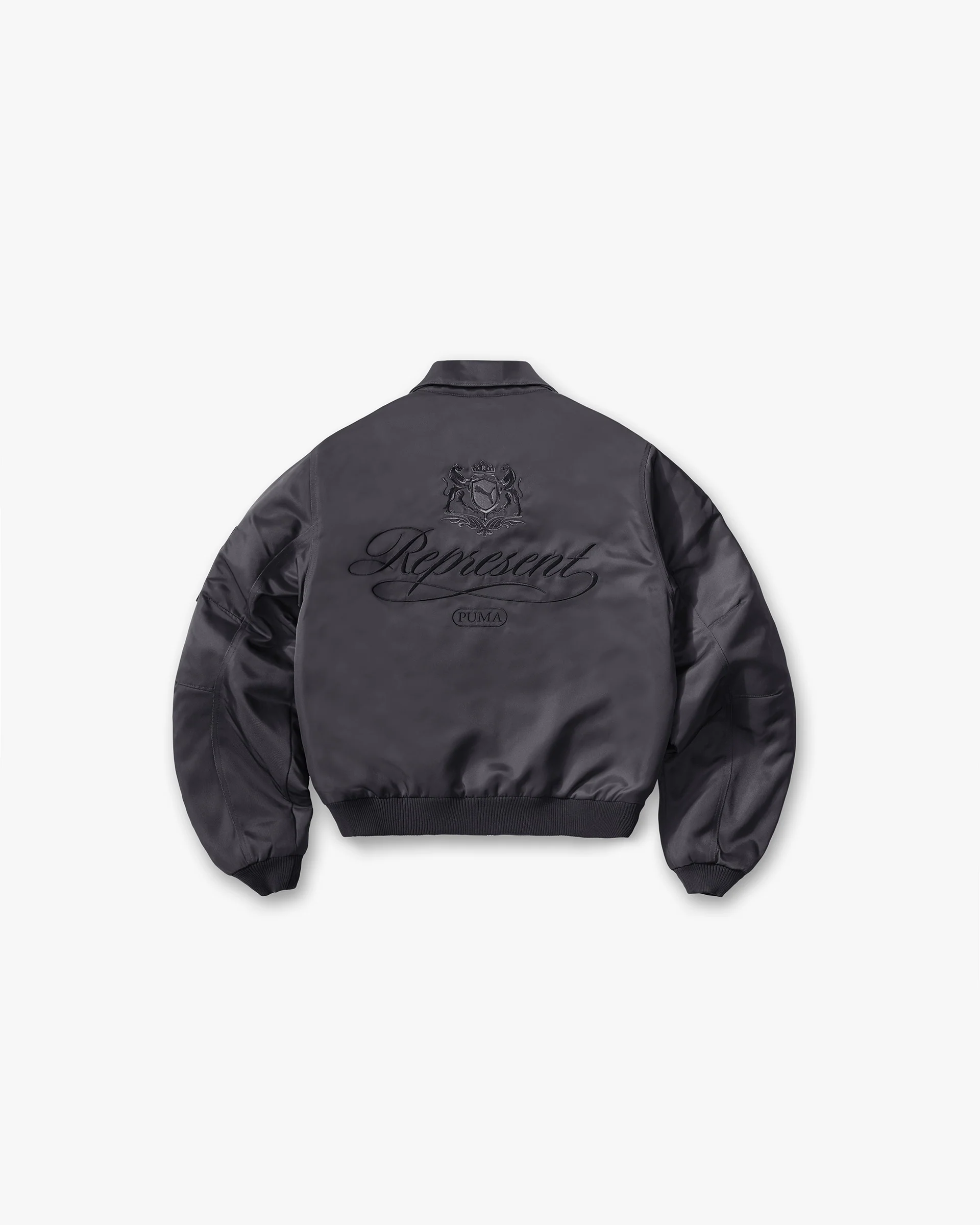 Represent X Puma Bomber - Dark Grey - Image 2