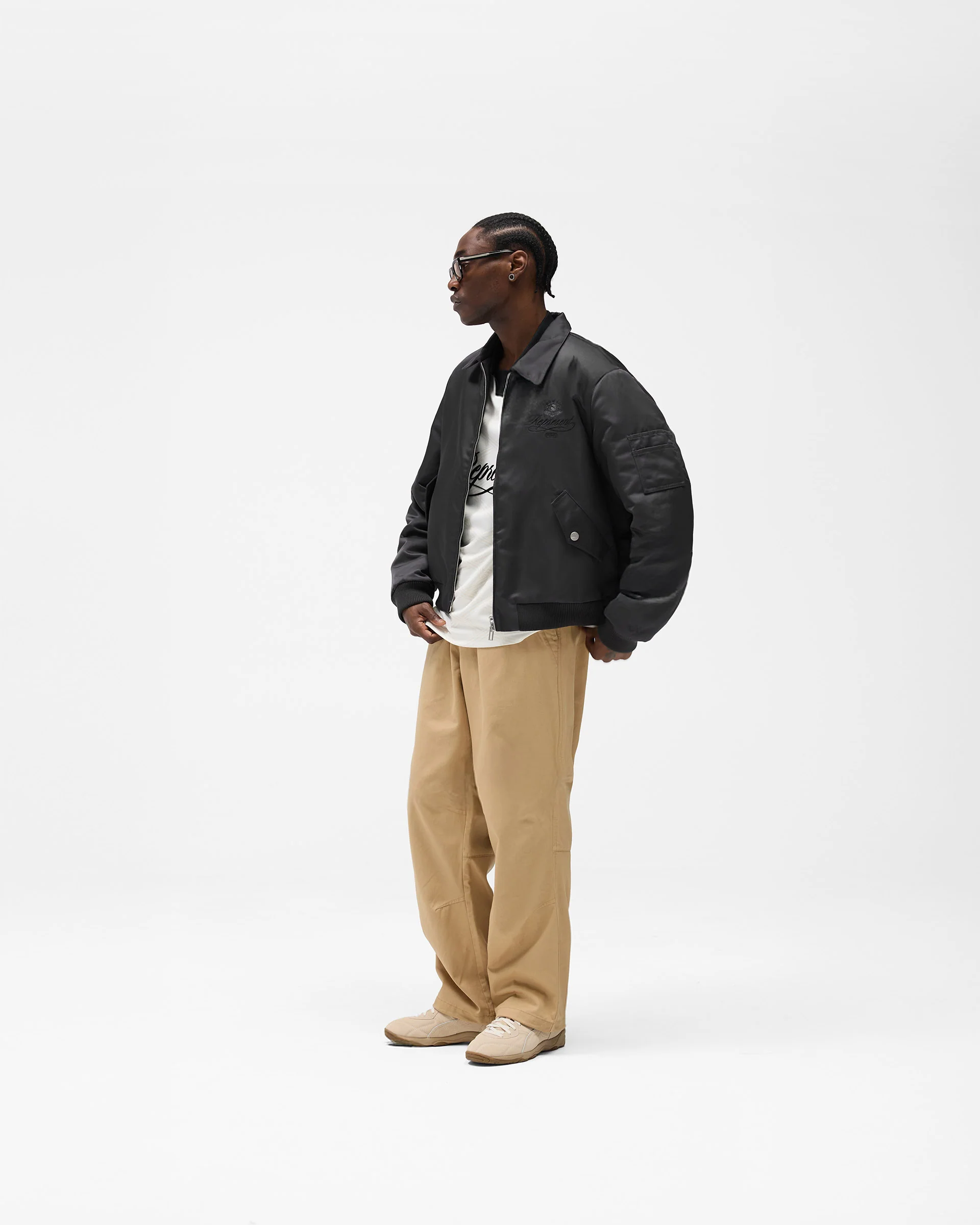 Represent X Puma Bomber - Dark Grey - Image 7