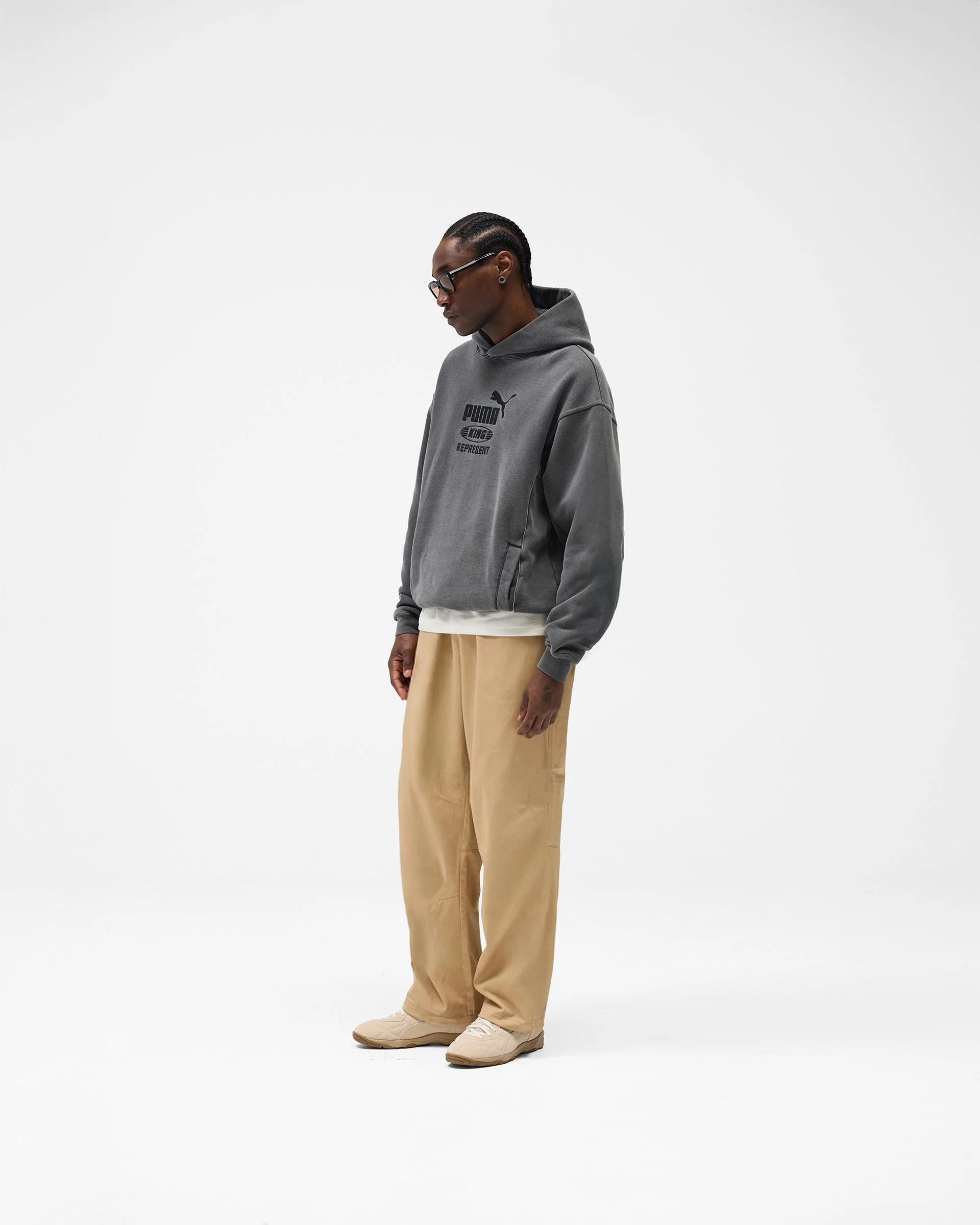 Represent X Puma Graphic Hoodie - Dark Grey - Image 8