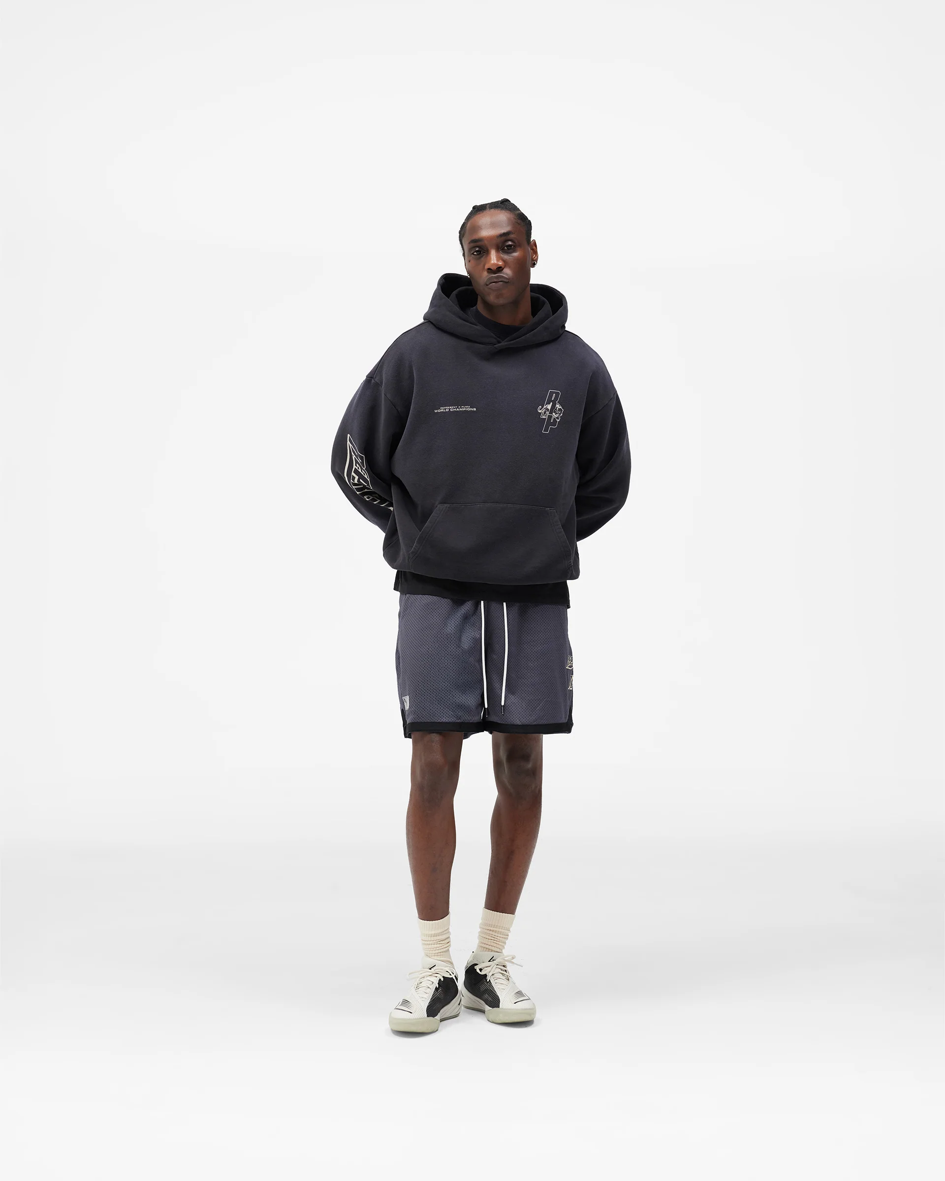 Represent X Puma Hoodie - Puma Black - Image 7