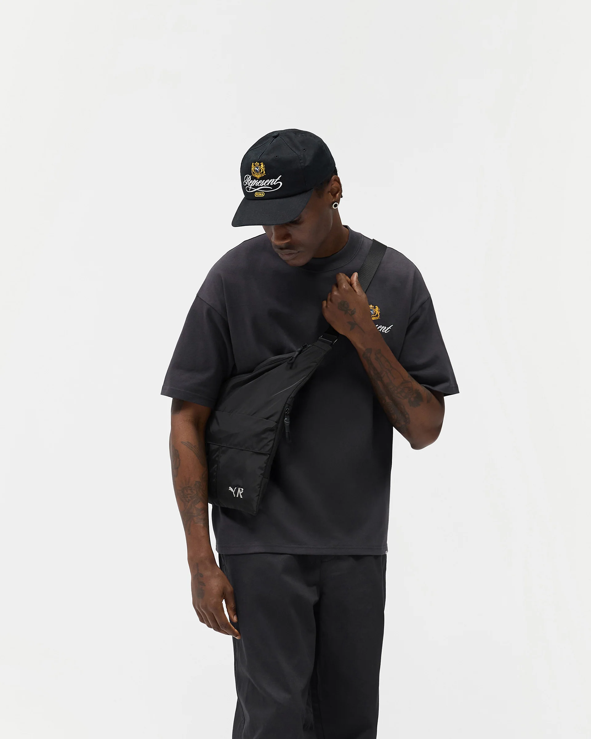 Represent X Puma Sling Bag - Puma Black - Image 3