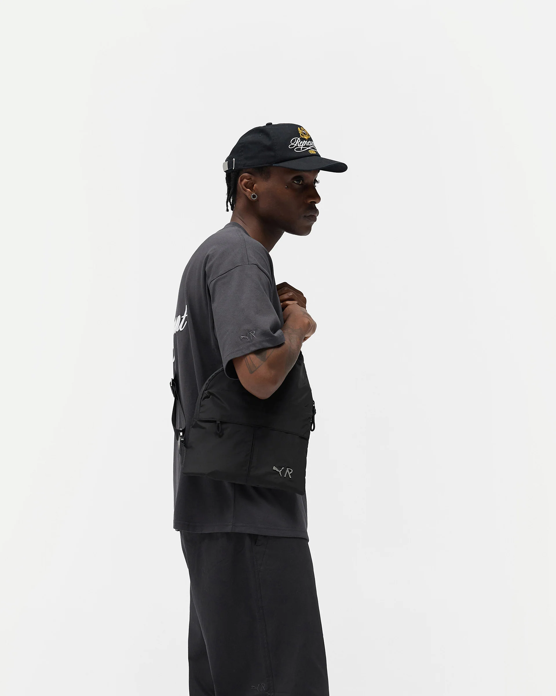 Represent X Puma Sling Bag - Puma Black - Image 4