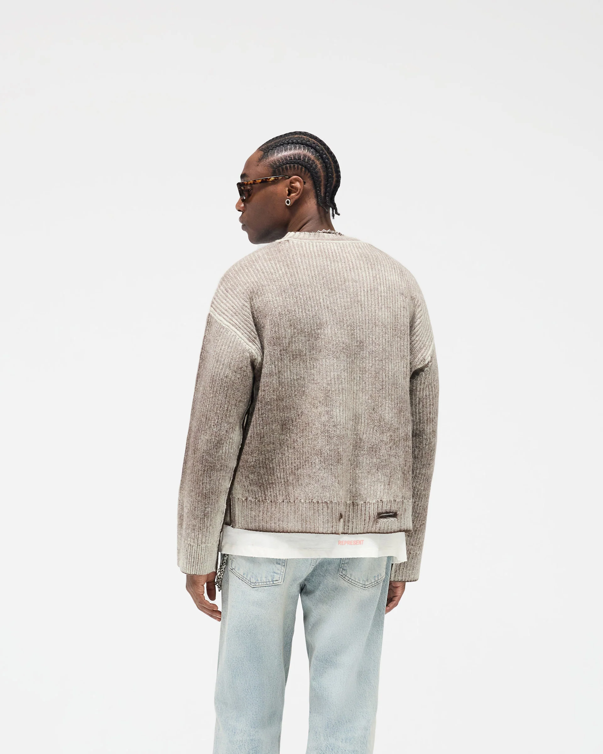 Reversible Fade Out Sweater - Nero - Image 5