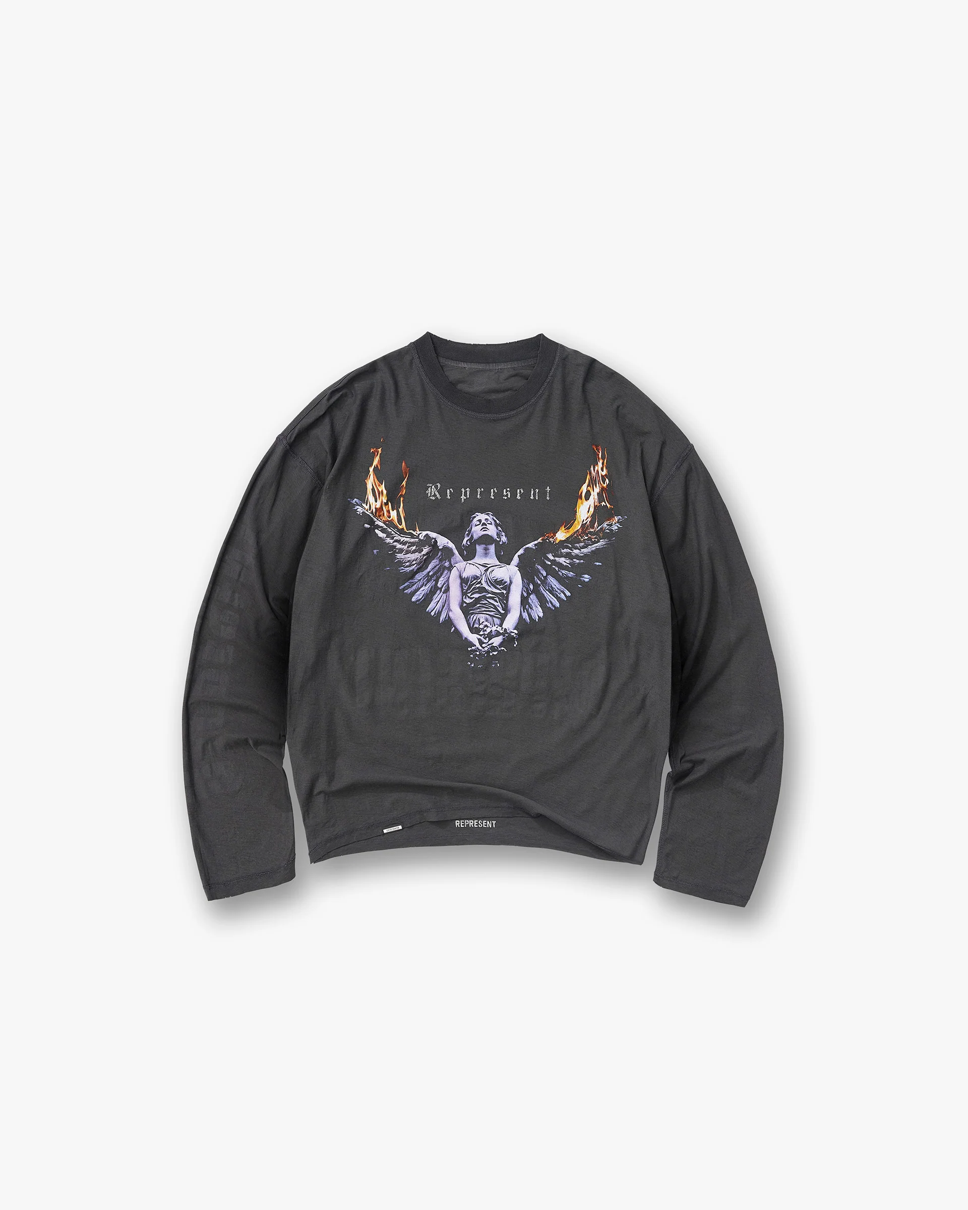 Reversible Living Legacy Tour Long Sleeve T-Shirt - Sun Fade Grey