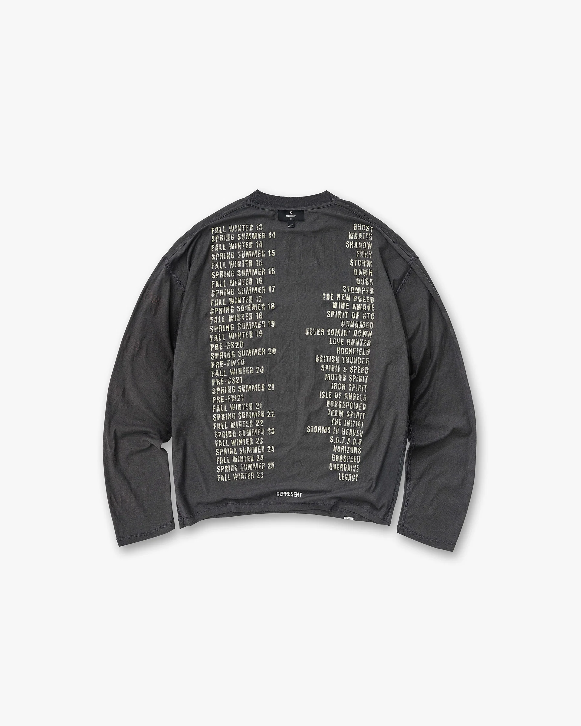Reversible Living Legacy Tour Long Sleeve T-Shirt - Sun Fade Grey - Image 2