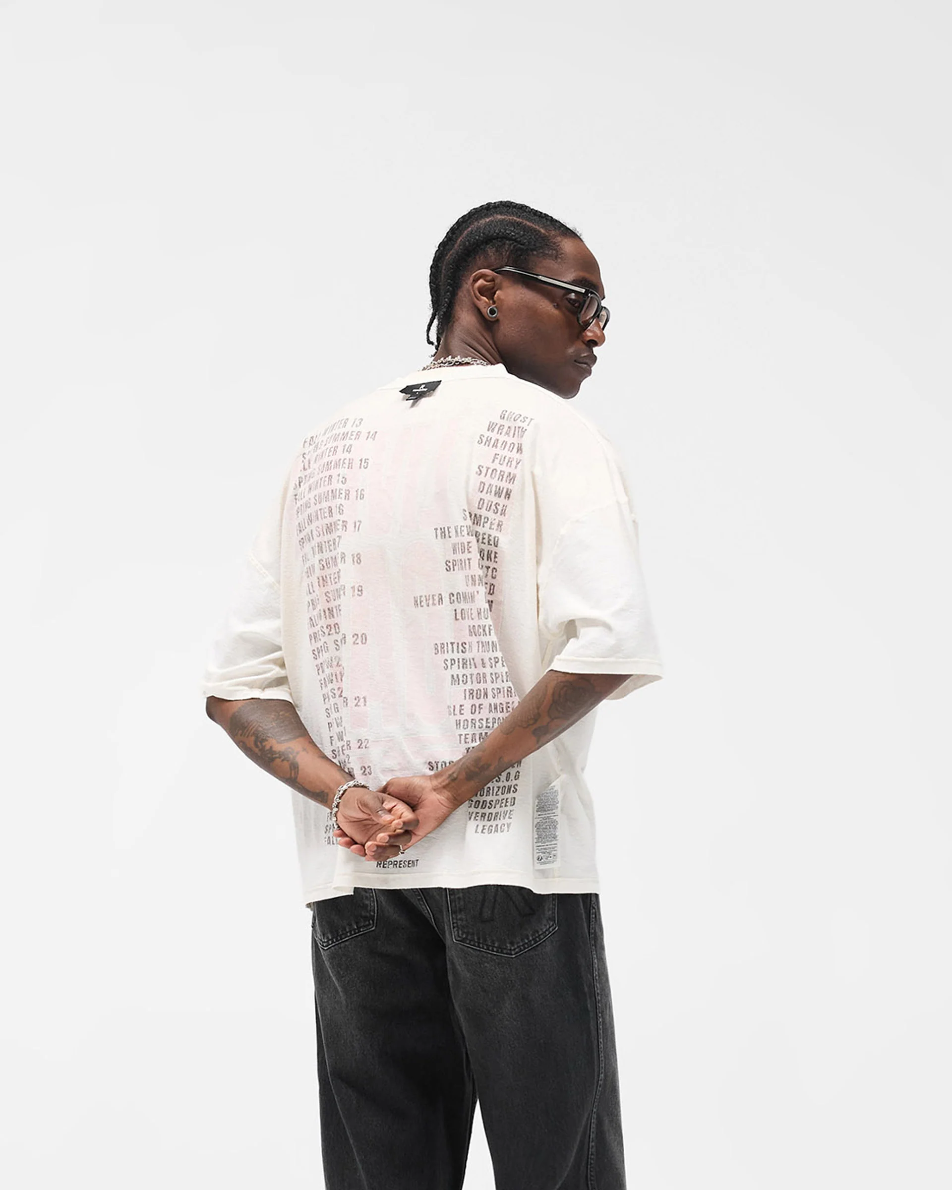 Reversible Living Legacy Tour T-Shirt - Flat White - Image 4