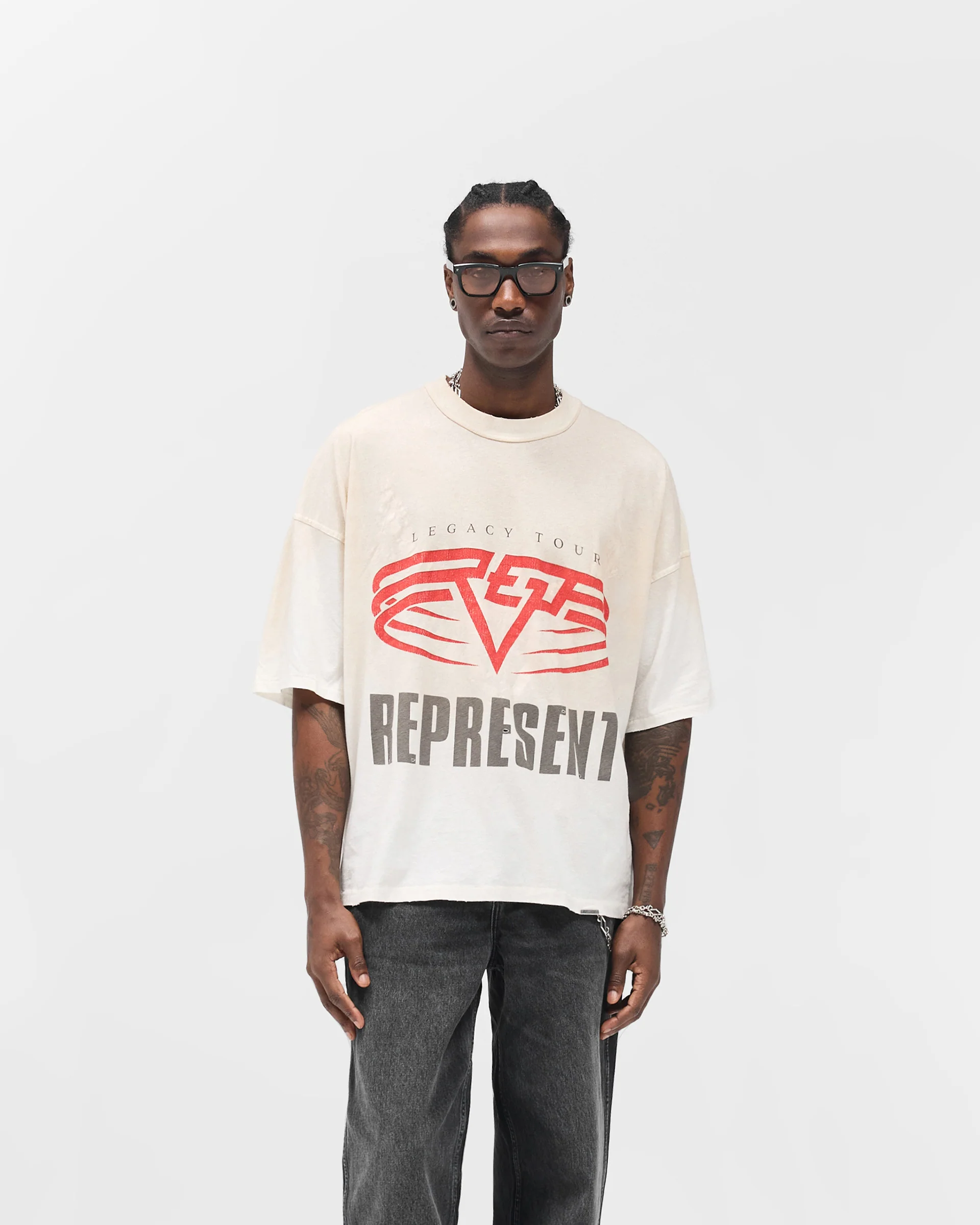 Reversible Living Legacy Tour T-Shirt - Flat White - Image 7