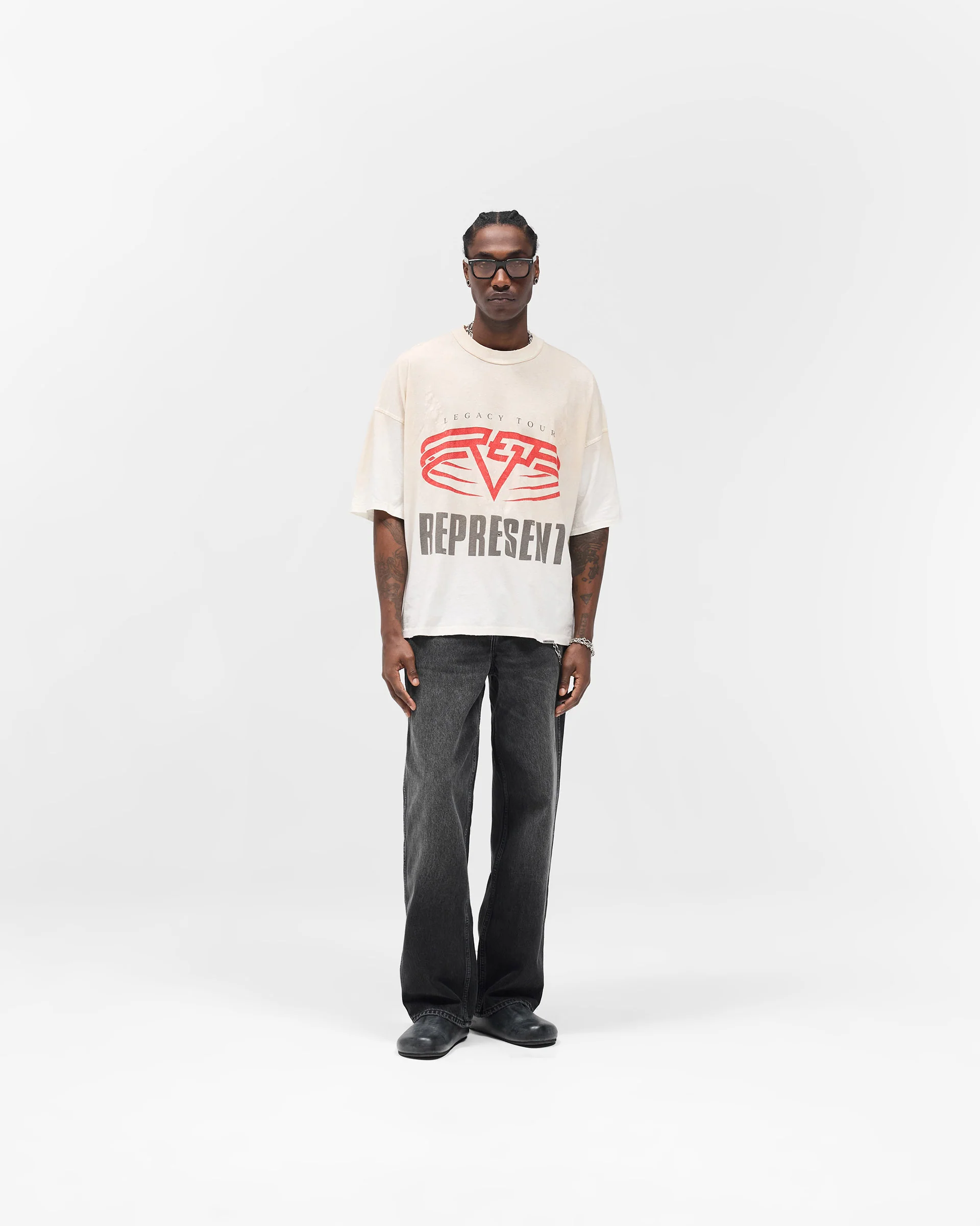 Reversible Living Legacy Tour T-Shirt - Flat White - Image 9