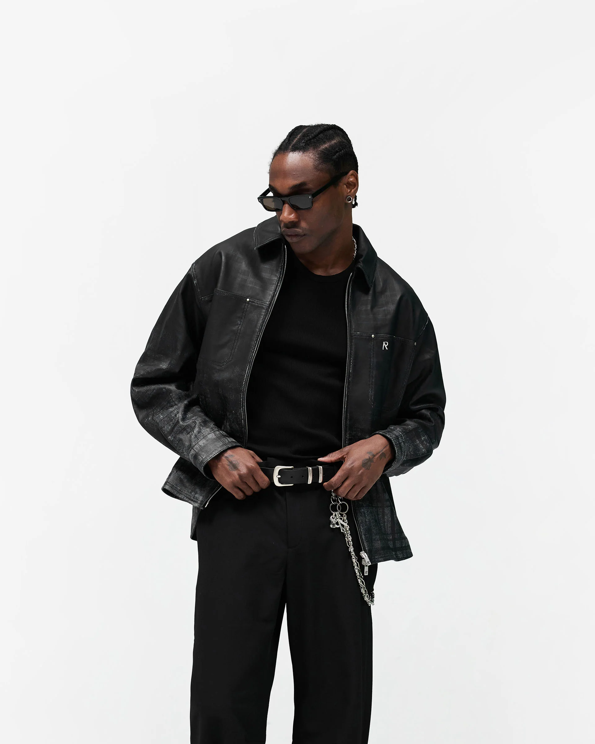 Rodeo Leather Jacket - Jet Black - Image 2
