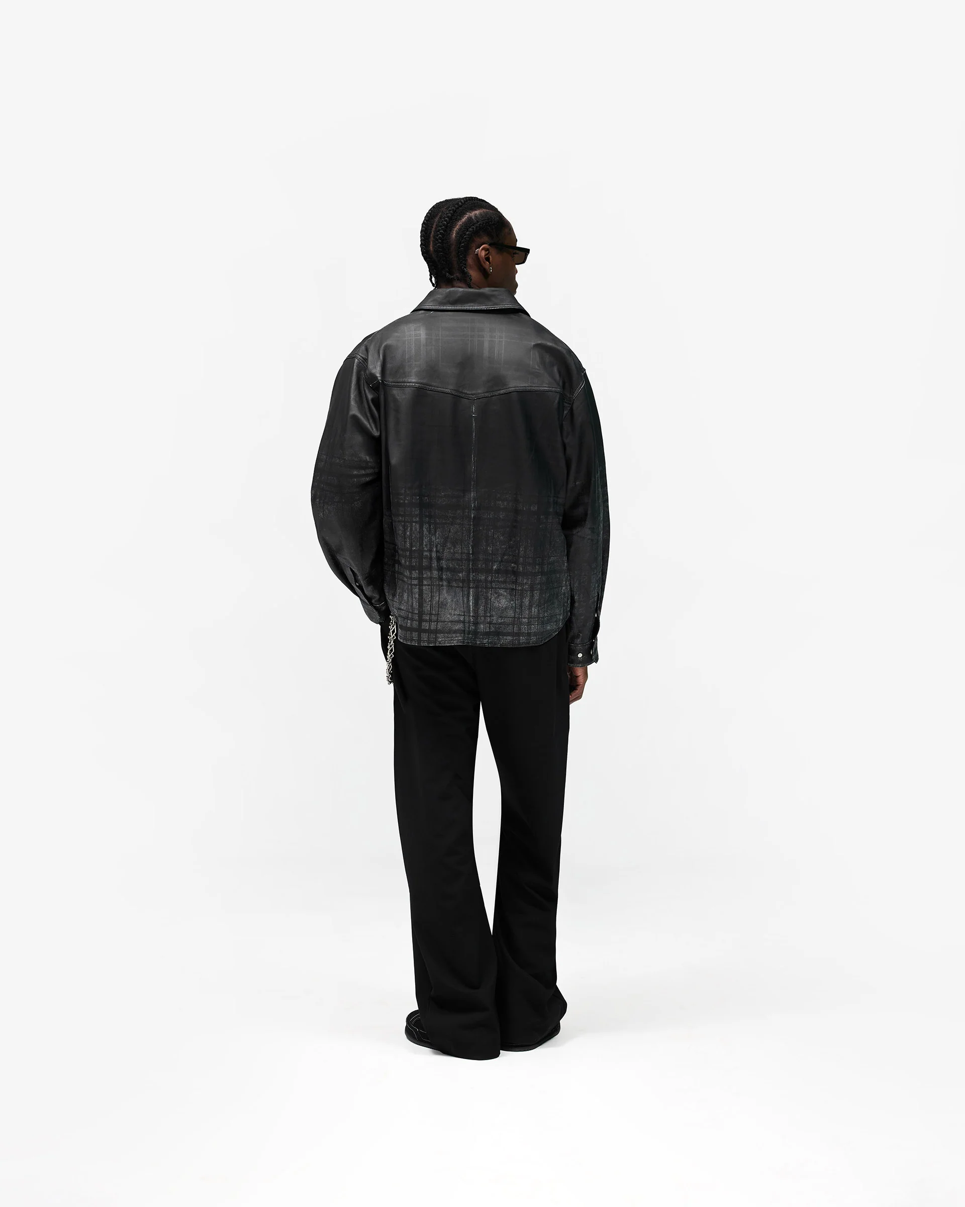 Rodeo Leather Jacket - Jet Black - Image 9