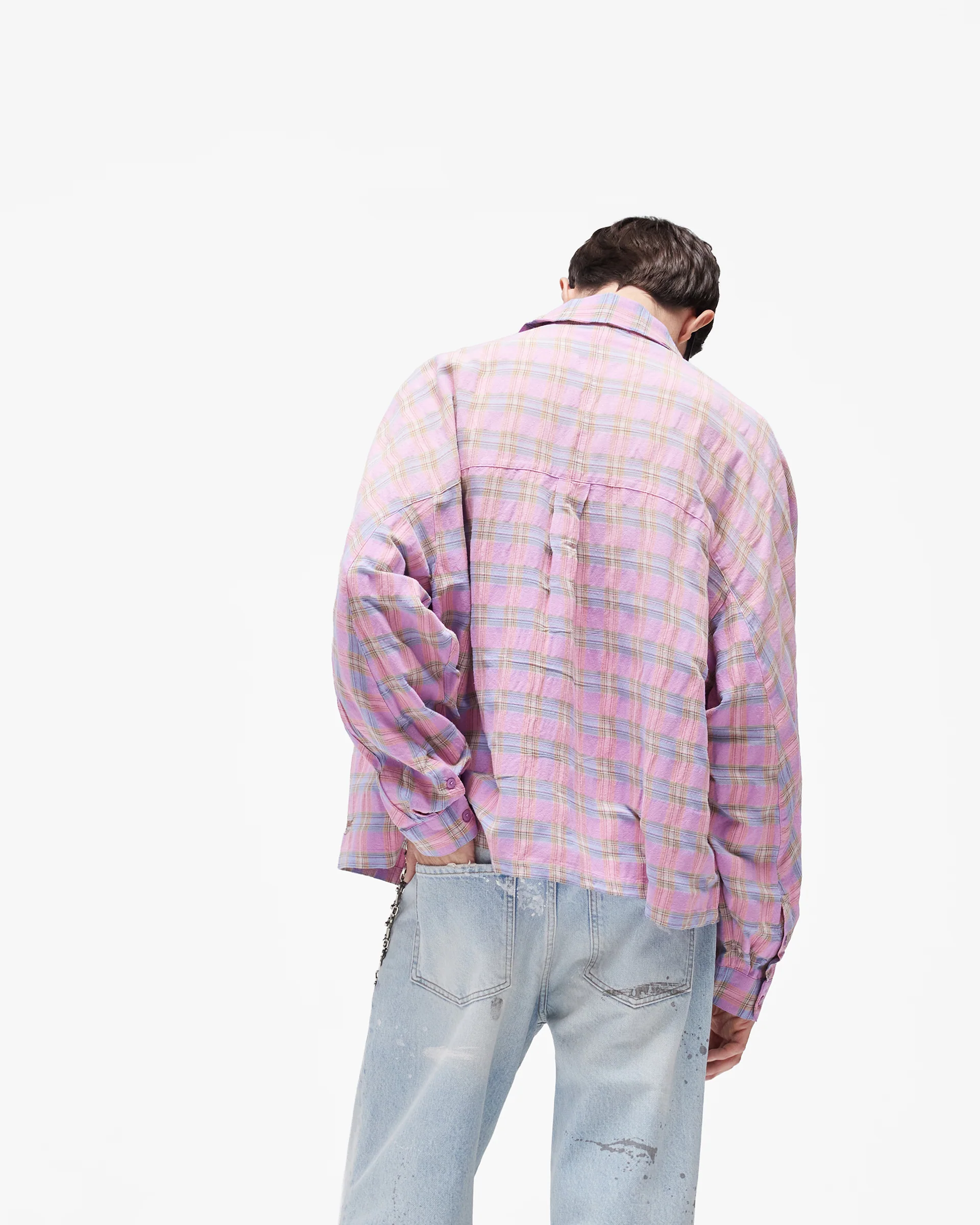 Santa Monica Flannel Shirt - Blush - Image 6
