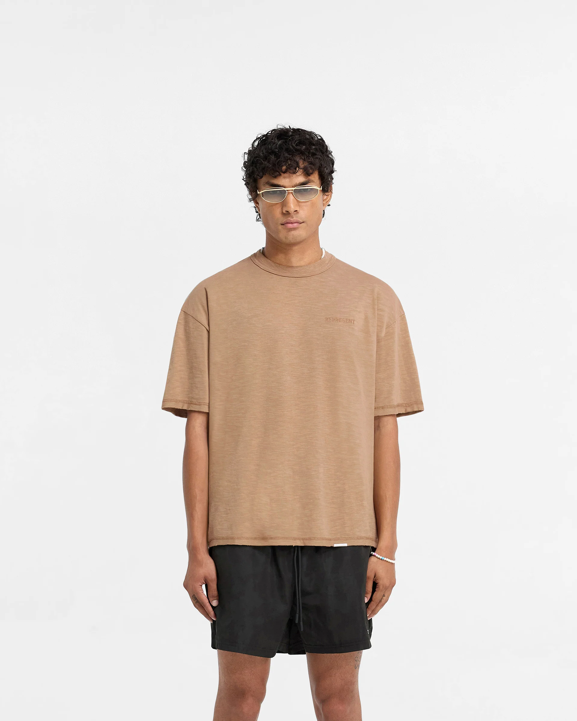 Slub T-Shirt - Walnut - Image 3