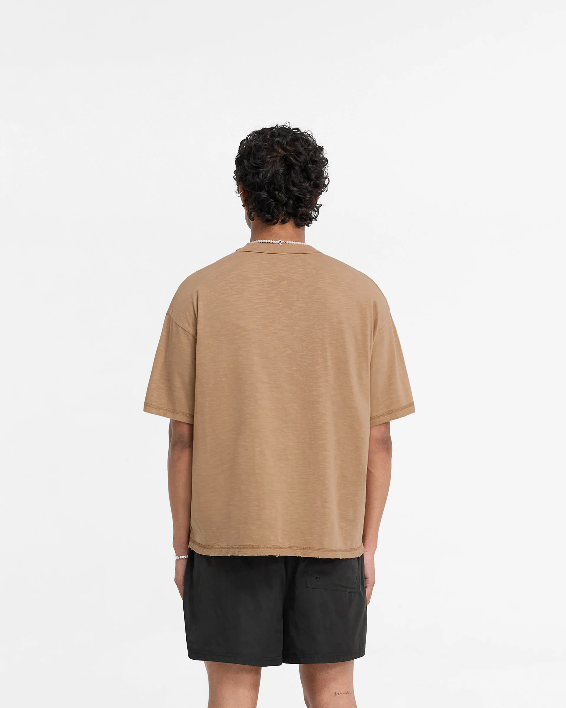 Slub T-Shirt - Walnut - Image 4
