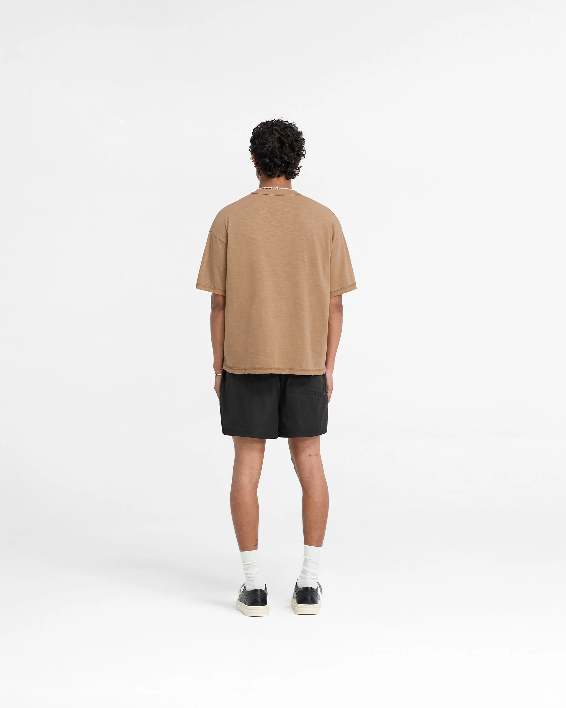 Slub T-Shirt - Walnut - Image 7