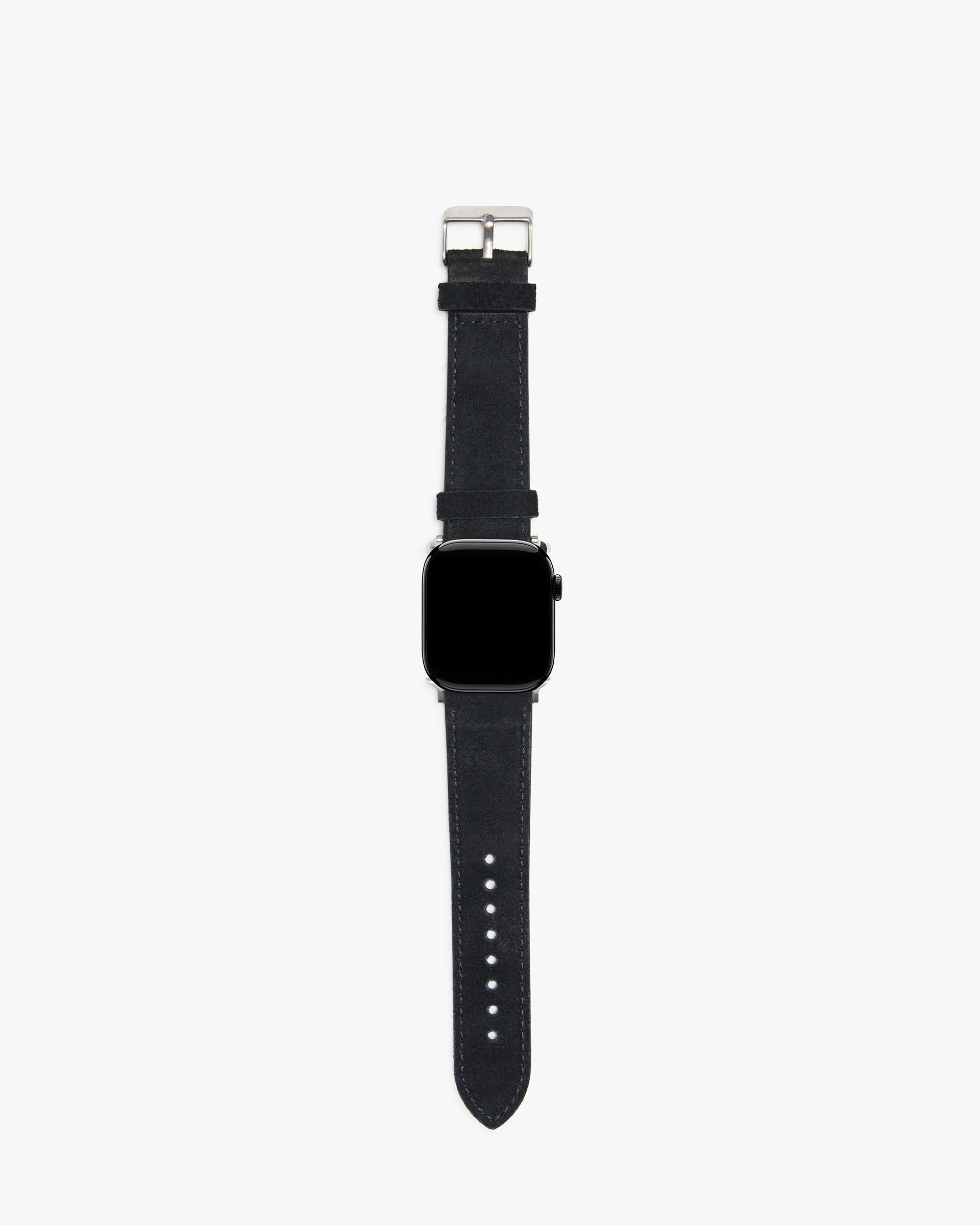 Suede Watch Strap - Jet Black