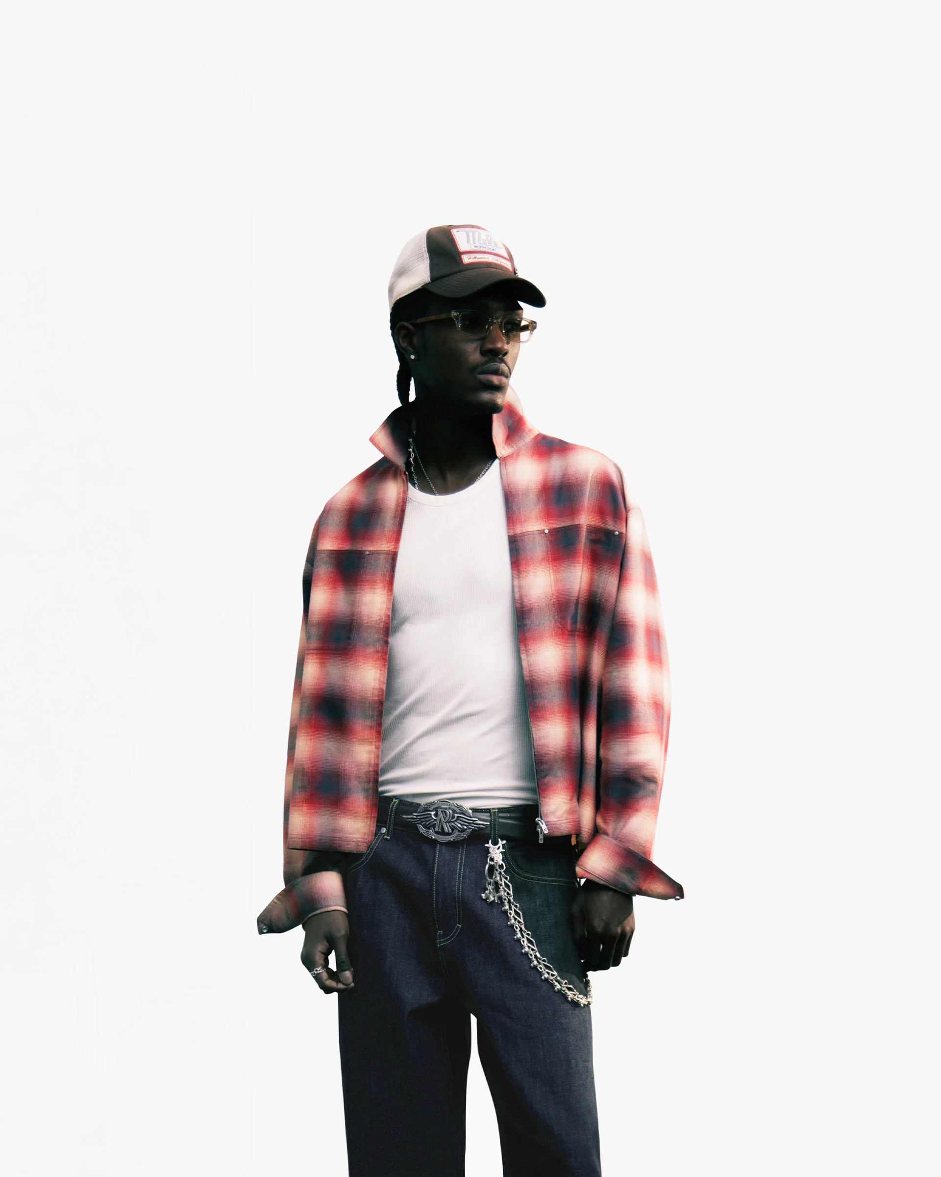 Sunset Flannel - Racing Red - Image 2