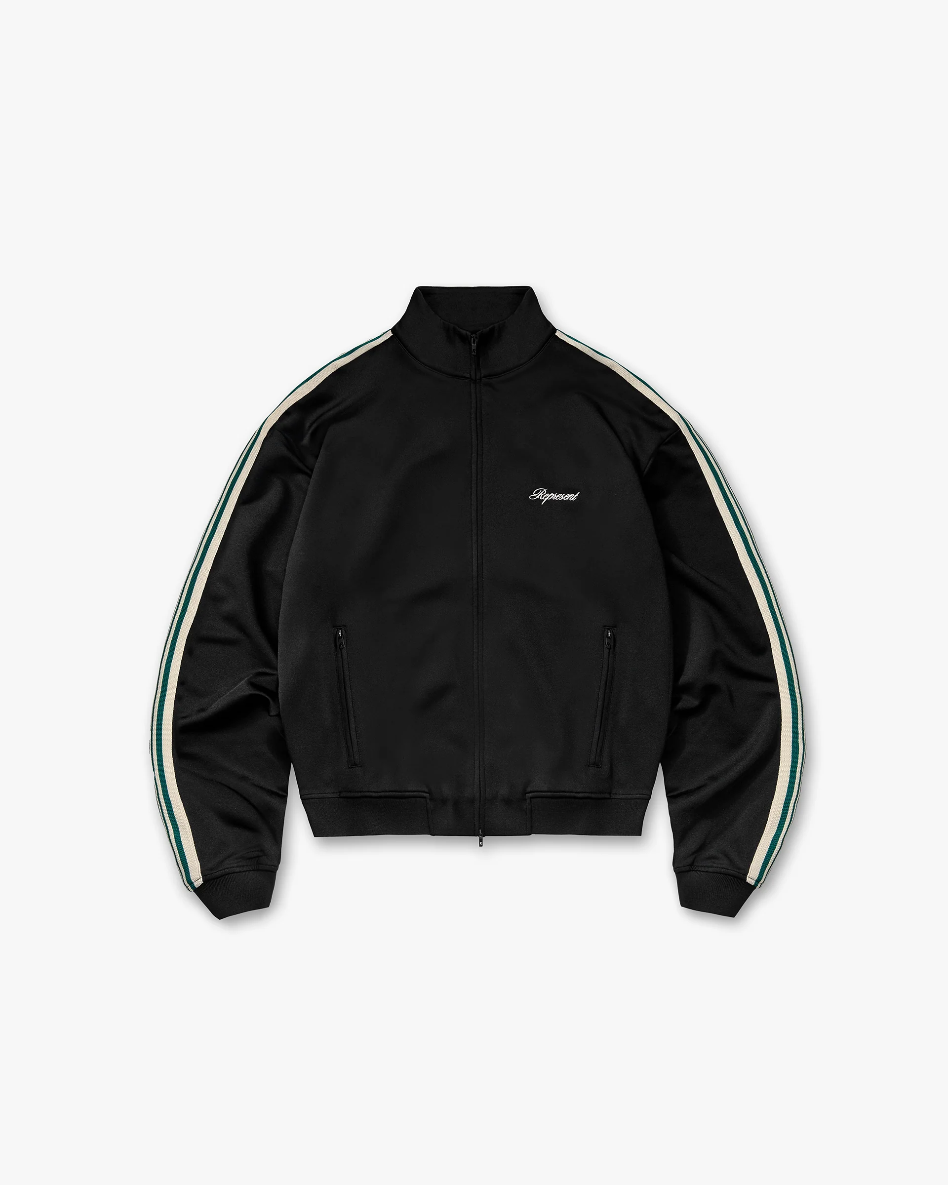 Taped Track Jacket - Jet Black