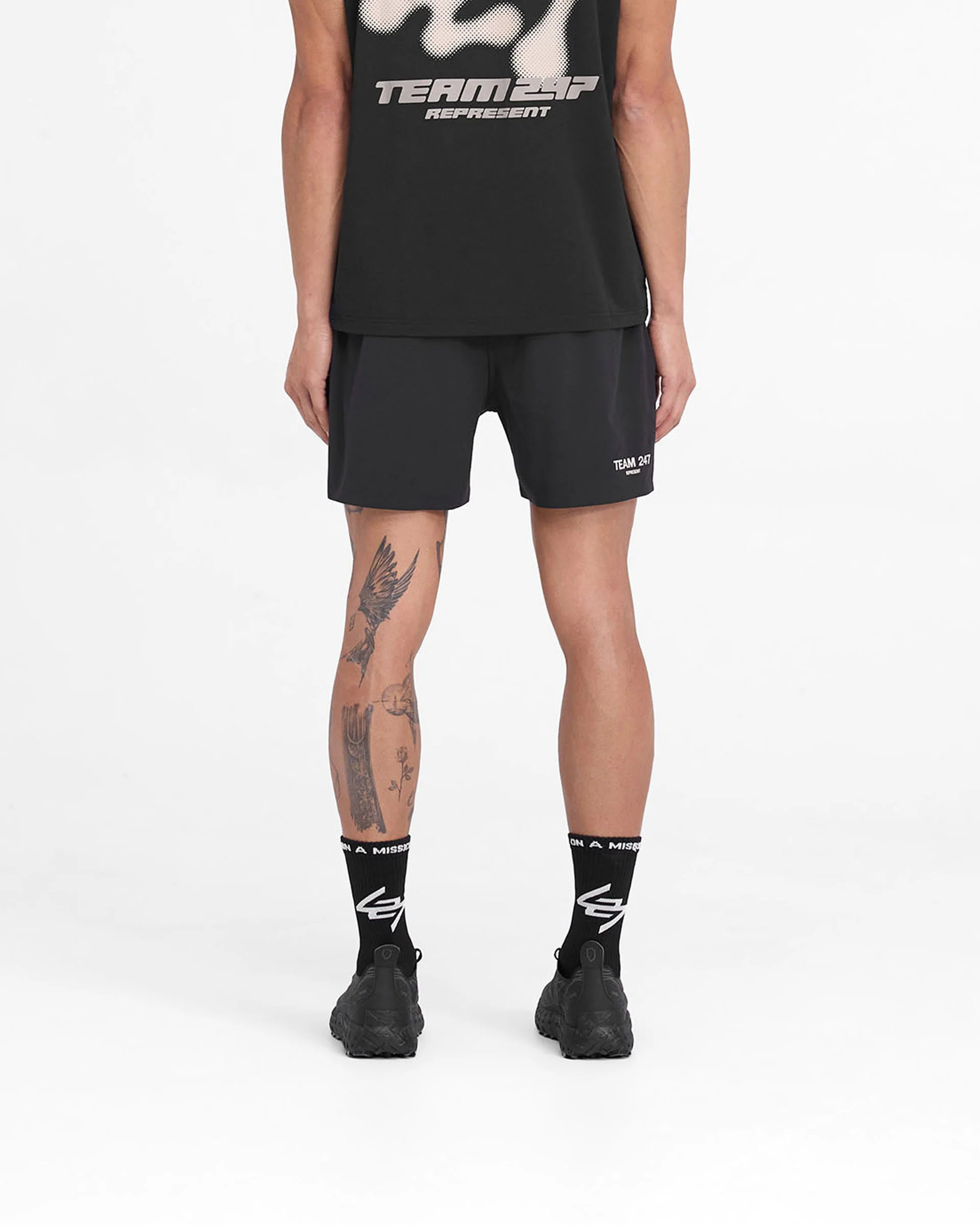 Team 247 Fused Shorts - Black - Image 4