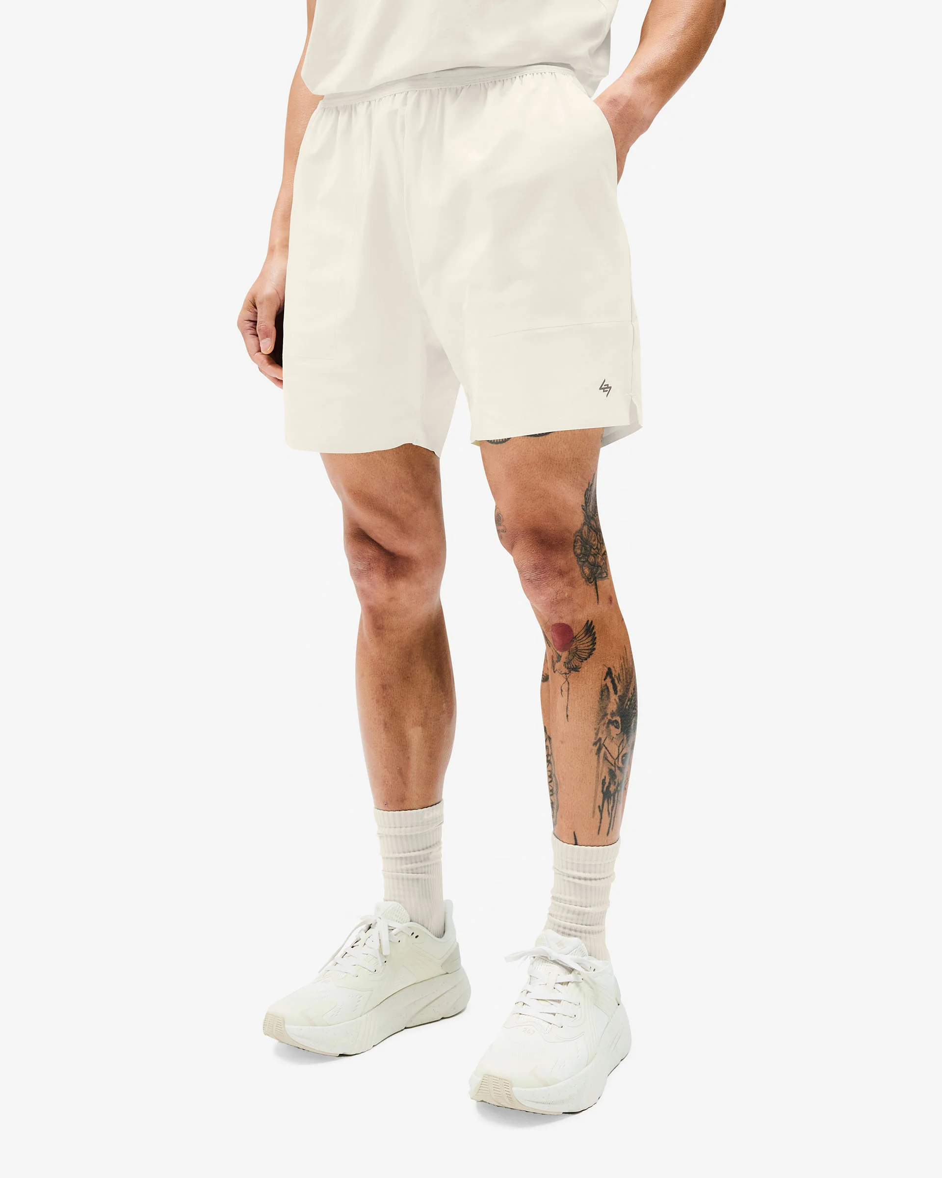 Team 247 Fused Shorts - Cream - Image 5