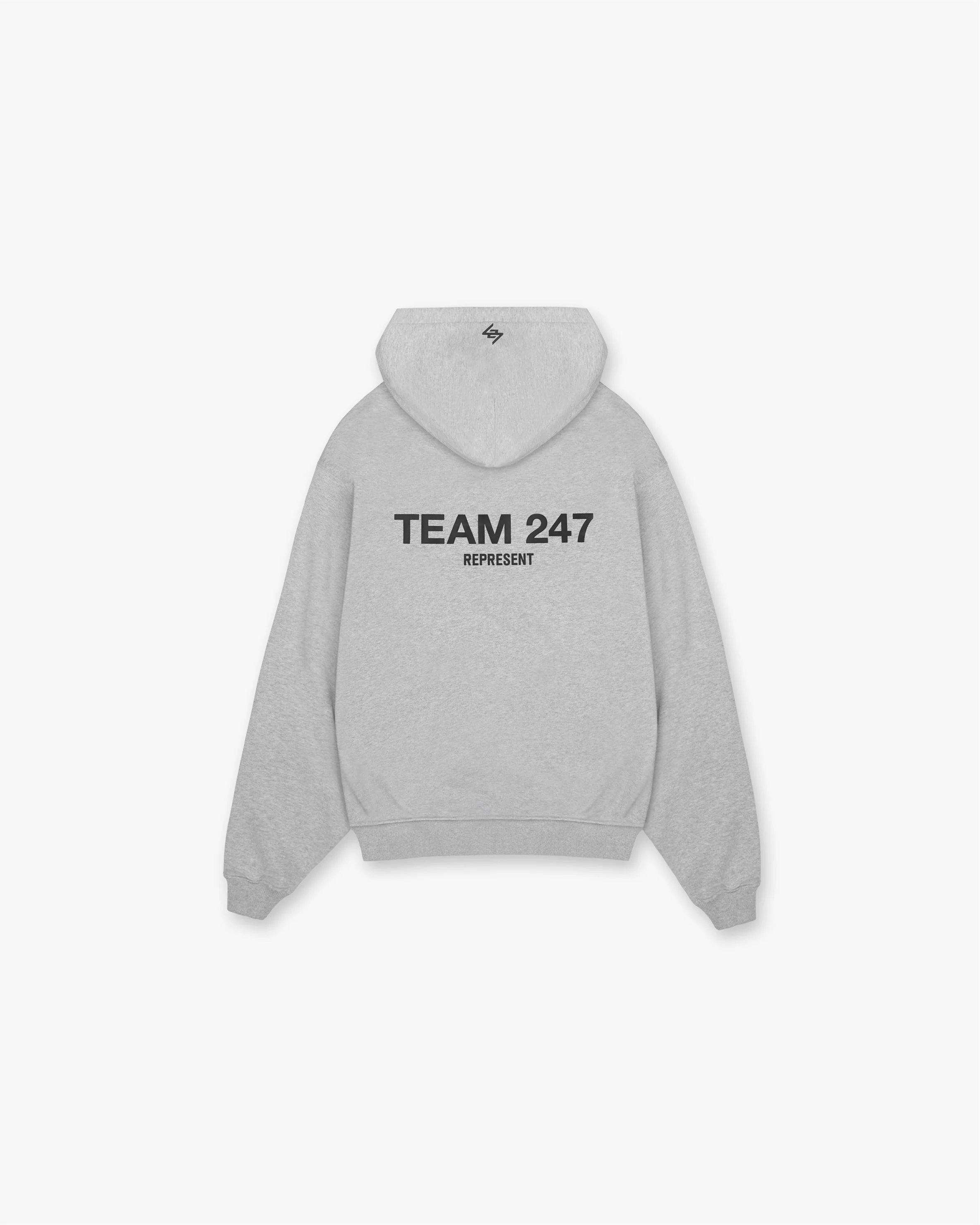Team 247 Oversized Hoodie - Ash Grey - Image 10