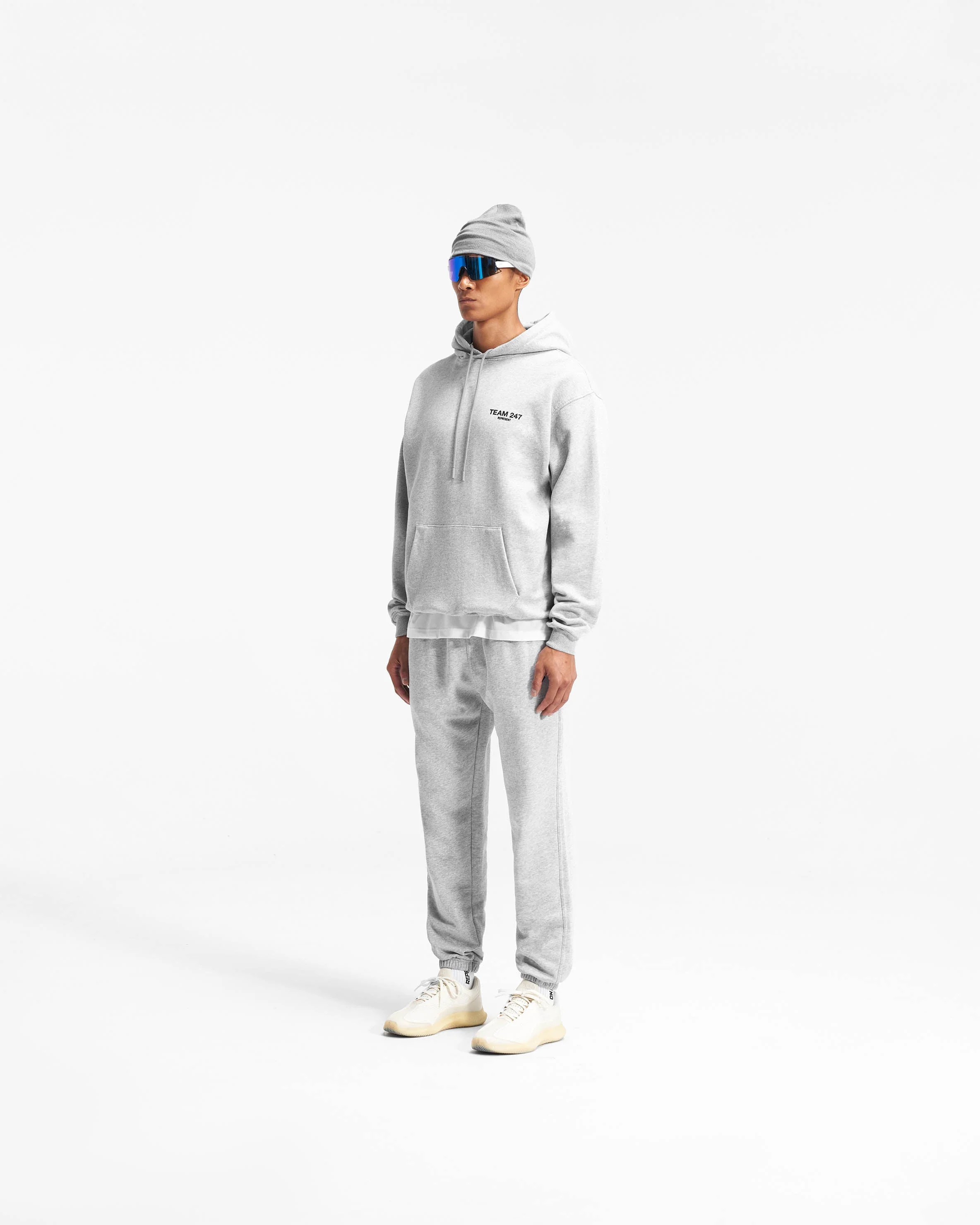 Team 247 Oversized Hoodie - Ash Grey - Image 8
