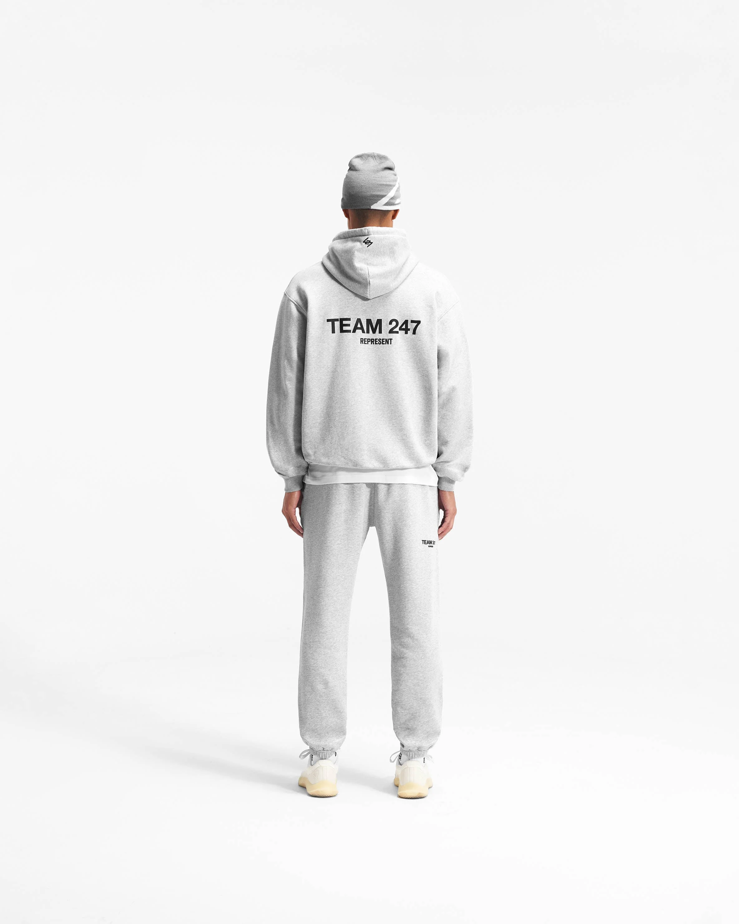 Team 247 Oversized Hoodie - Ash Grey - Image 9