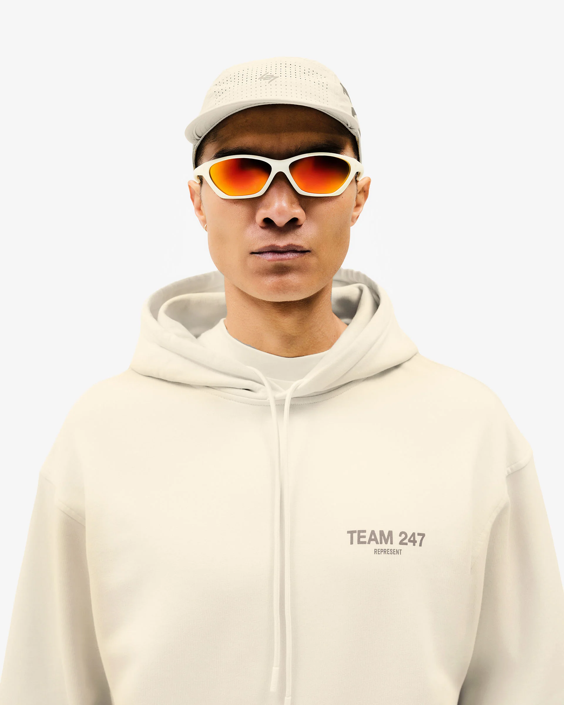 Team 247 Oversized Hoodie - Cream - Image 5