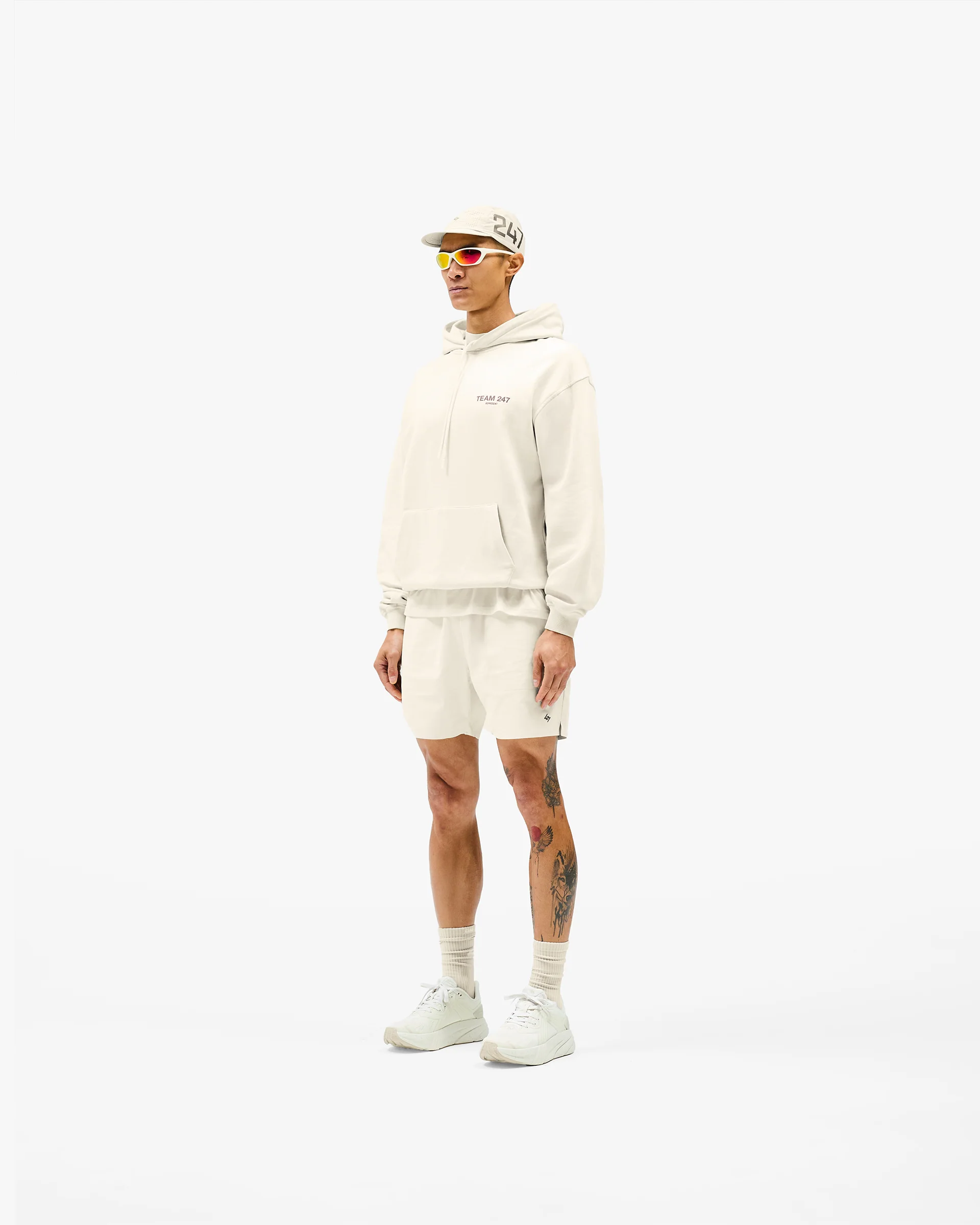 Team 247 Oversized Hoodie - Cream - Image 8