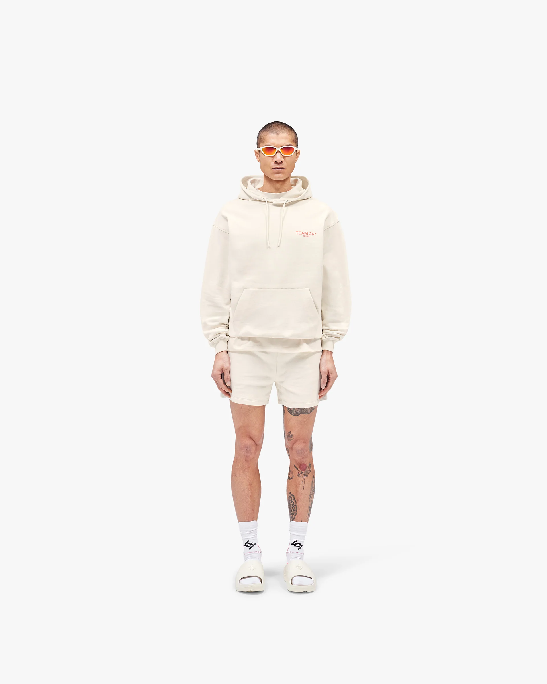 Team 247 Oversized Hoodie - Cream - Image 5