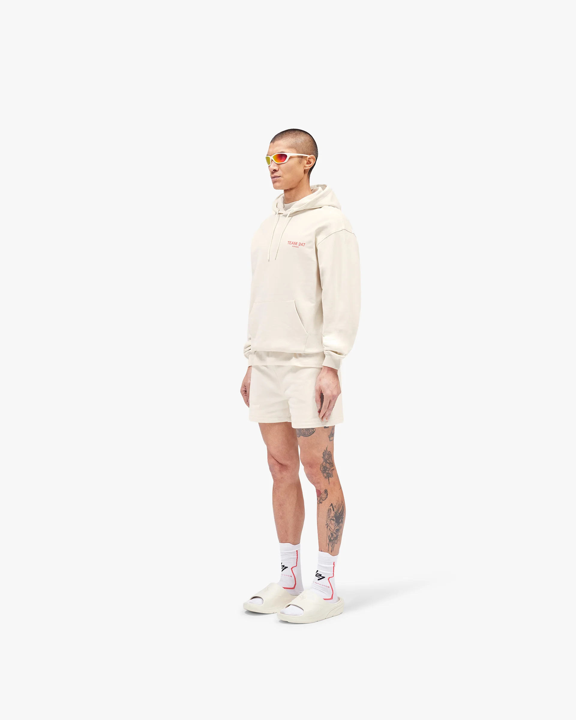 Team 247 Oversized Hoodie - Cream - Image 6