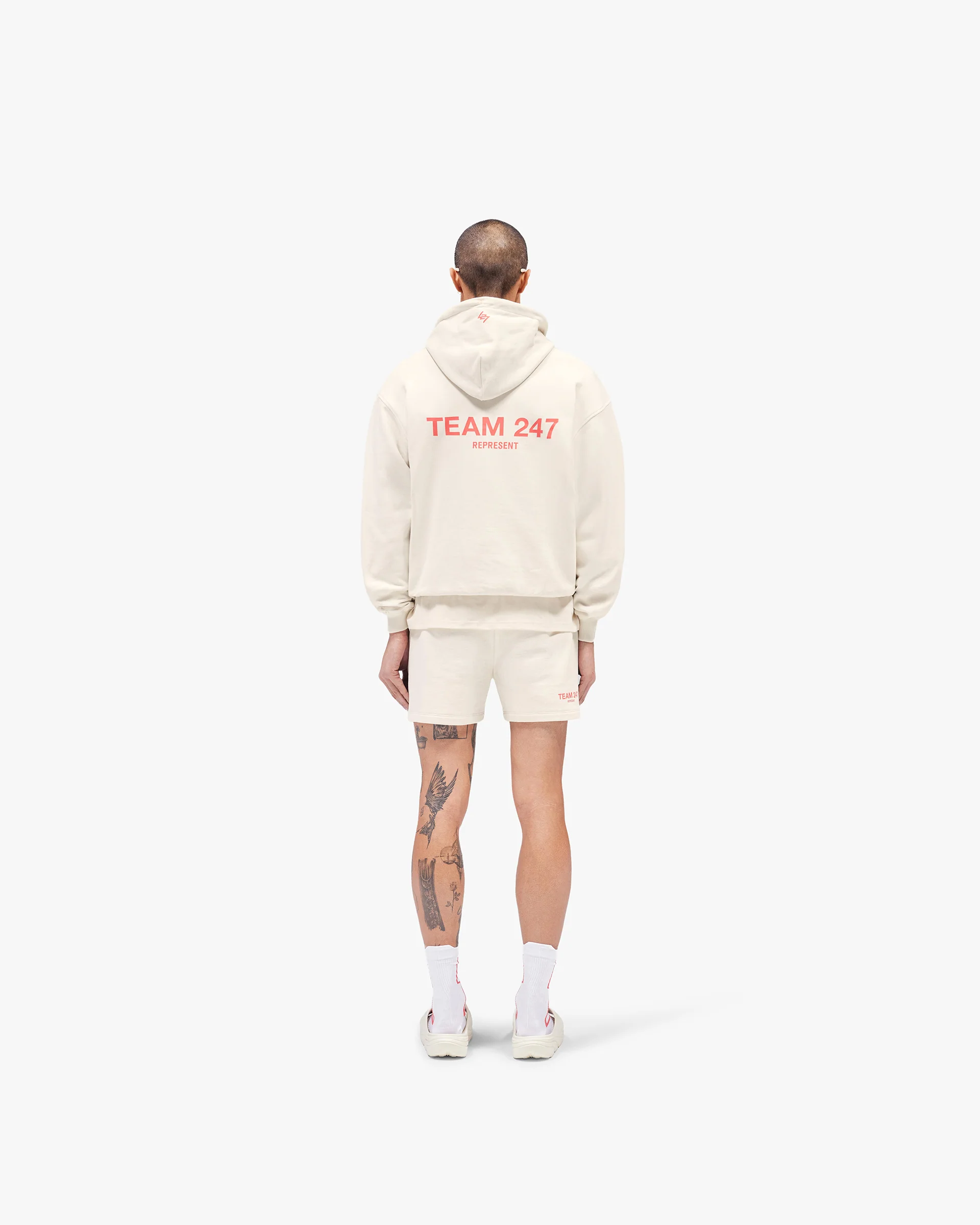 Team 247 Oversized Hoodie - Cream - Image 7