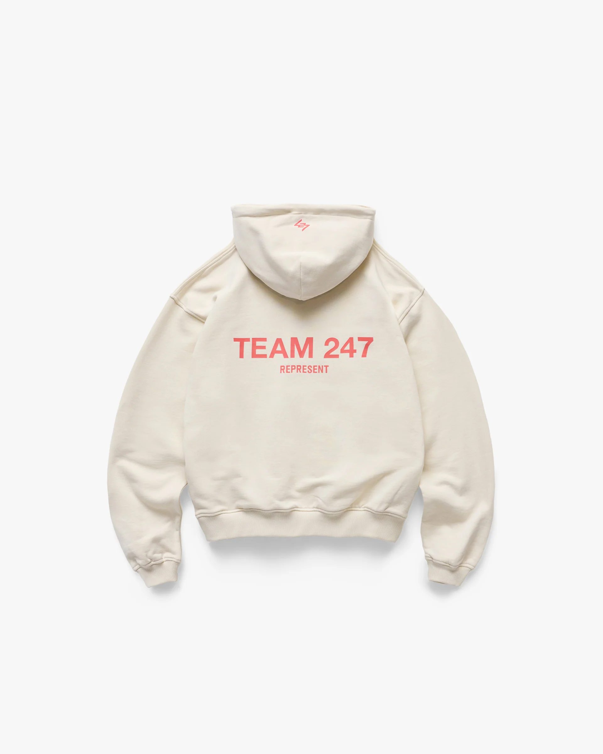 Team 247 Oversized Hoodie - Cream - Image 8