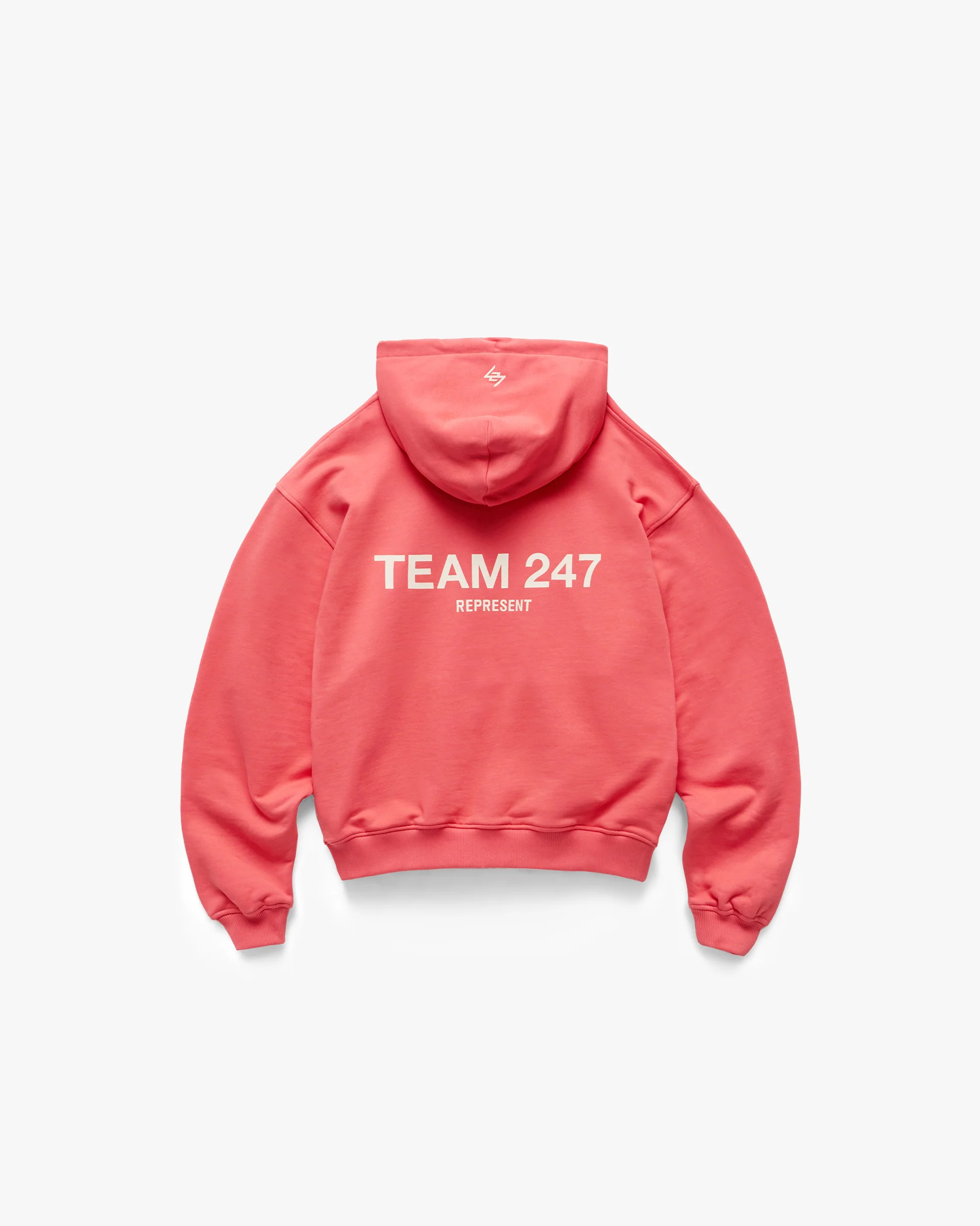 Team 247 Oversized Hoodie - Racing Red - Image 8