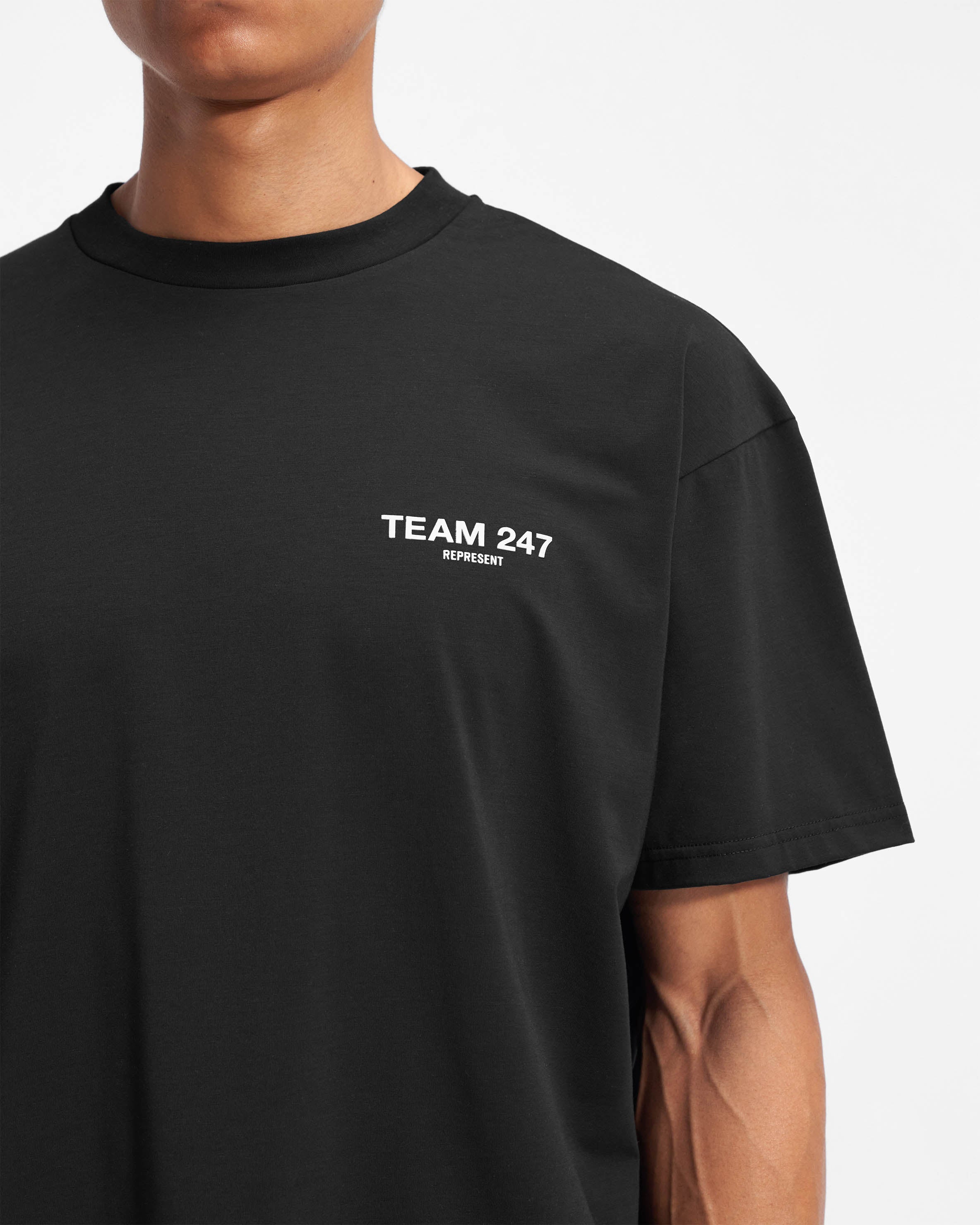 Team 247 Oversized T-Shirt - Black - Image 4