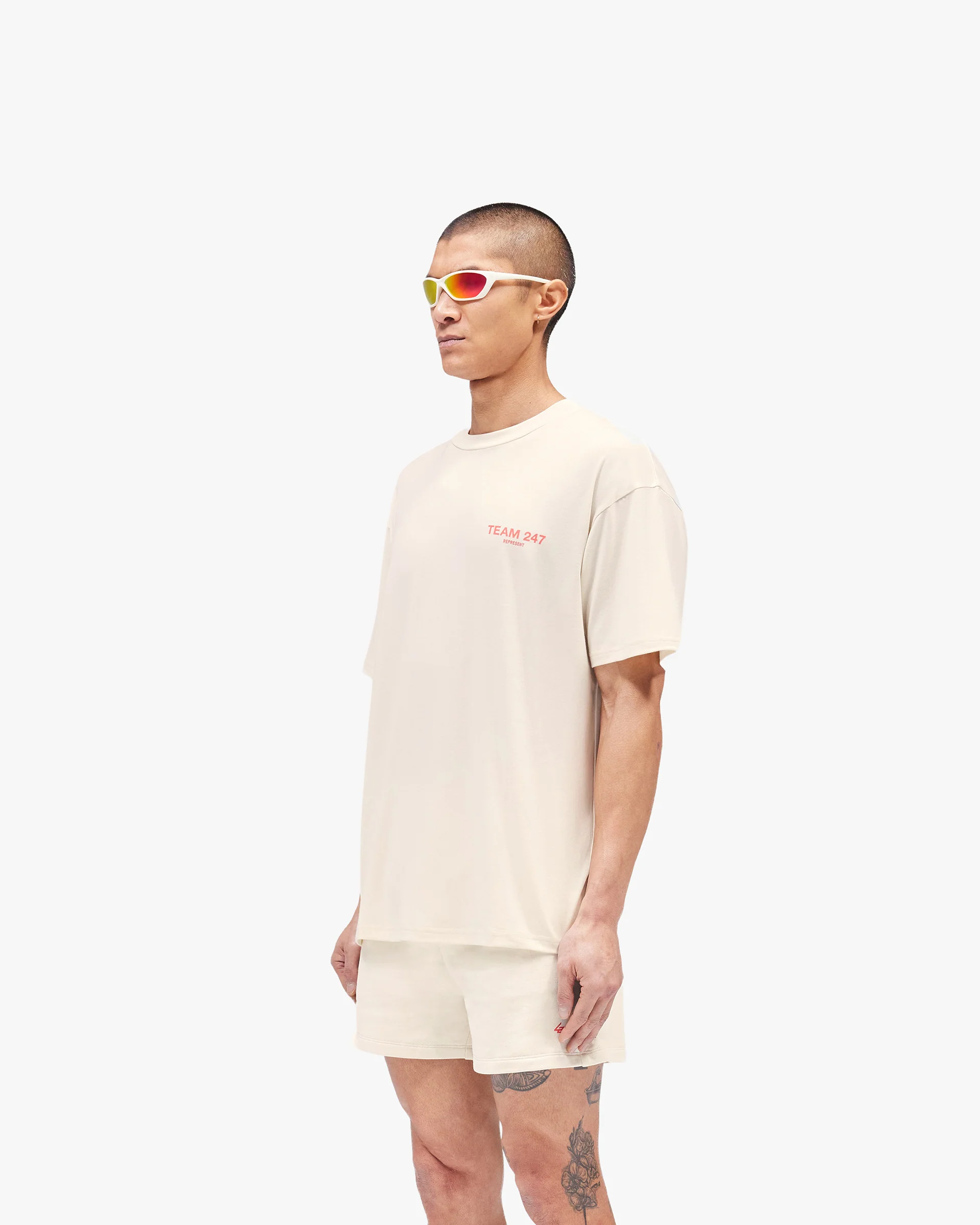 Team 247 Oversized T-Shirt - Cream - Image 2