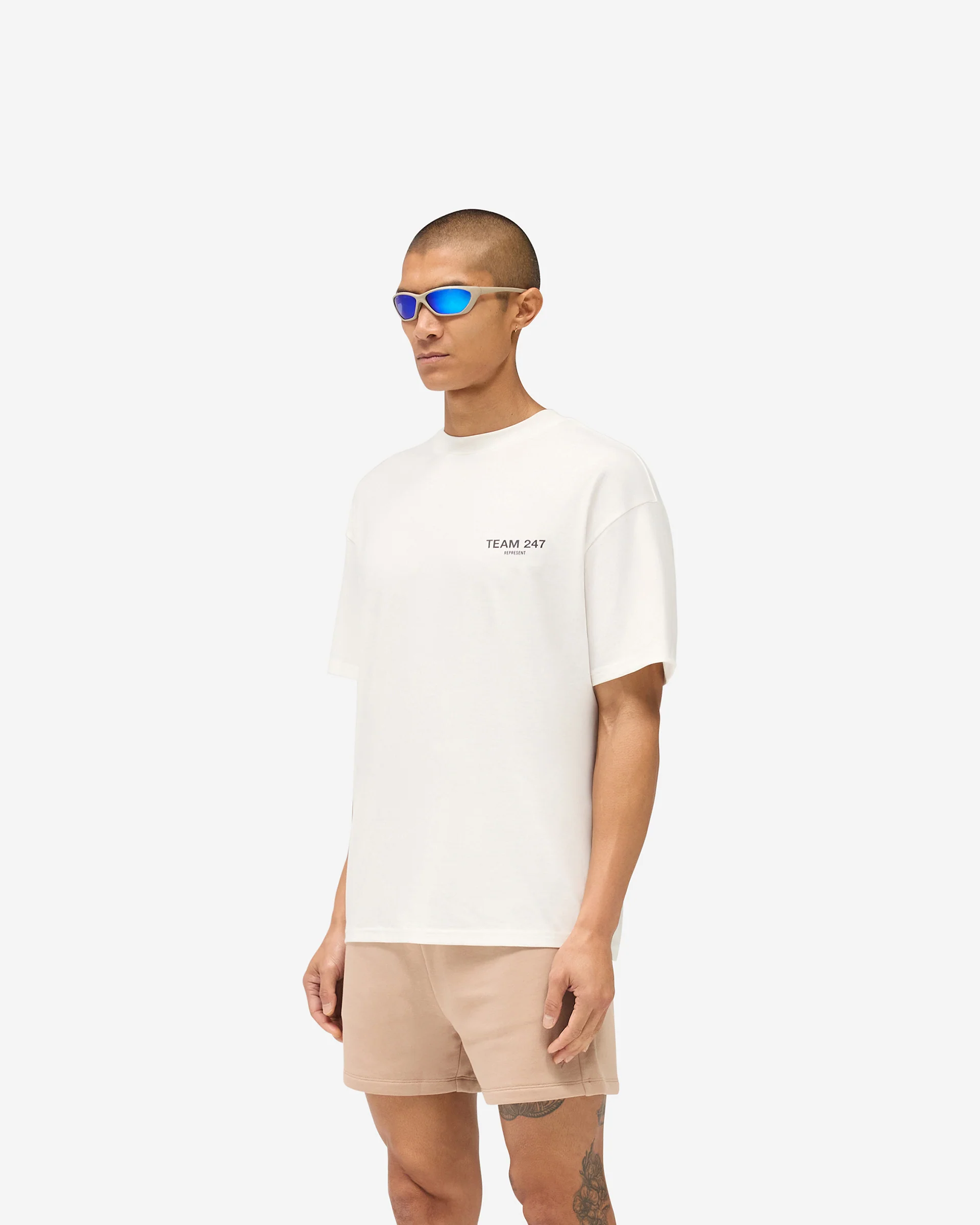 Team 247 Oversized T-Shirt - Flat White - Image 2