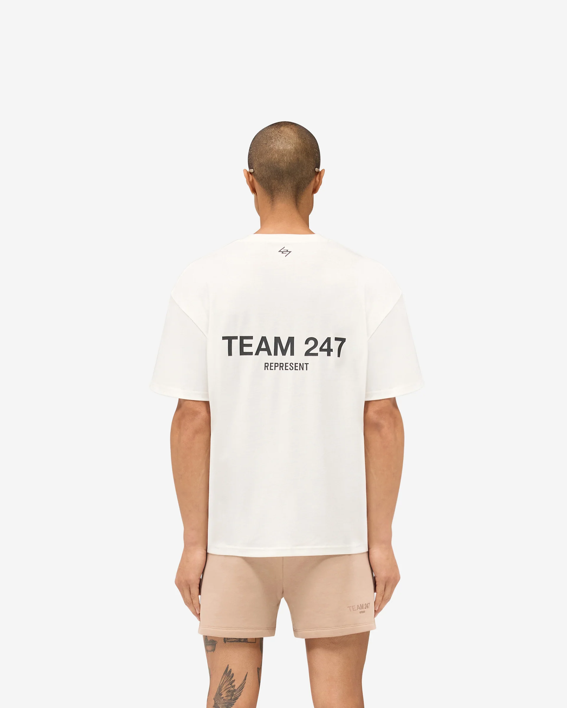 Team 247 Oversized T-Shirt - Flat White - Image 4