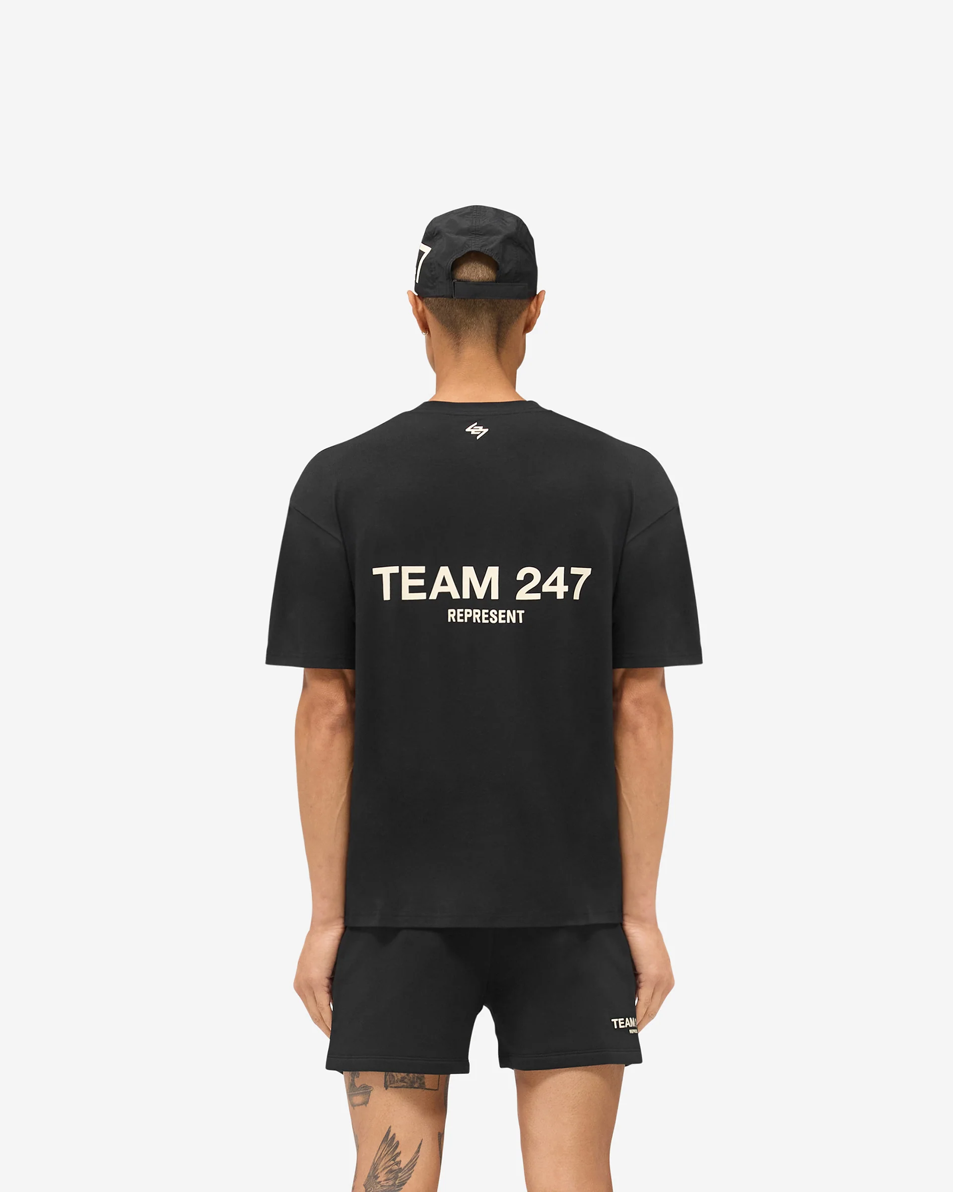 Team 247 Oversized T-Shirt - Jet Black - Image 4