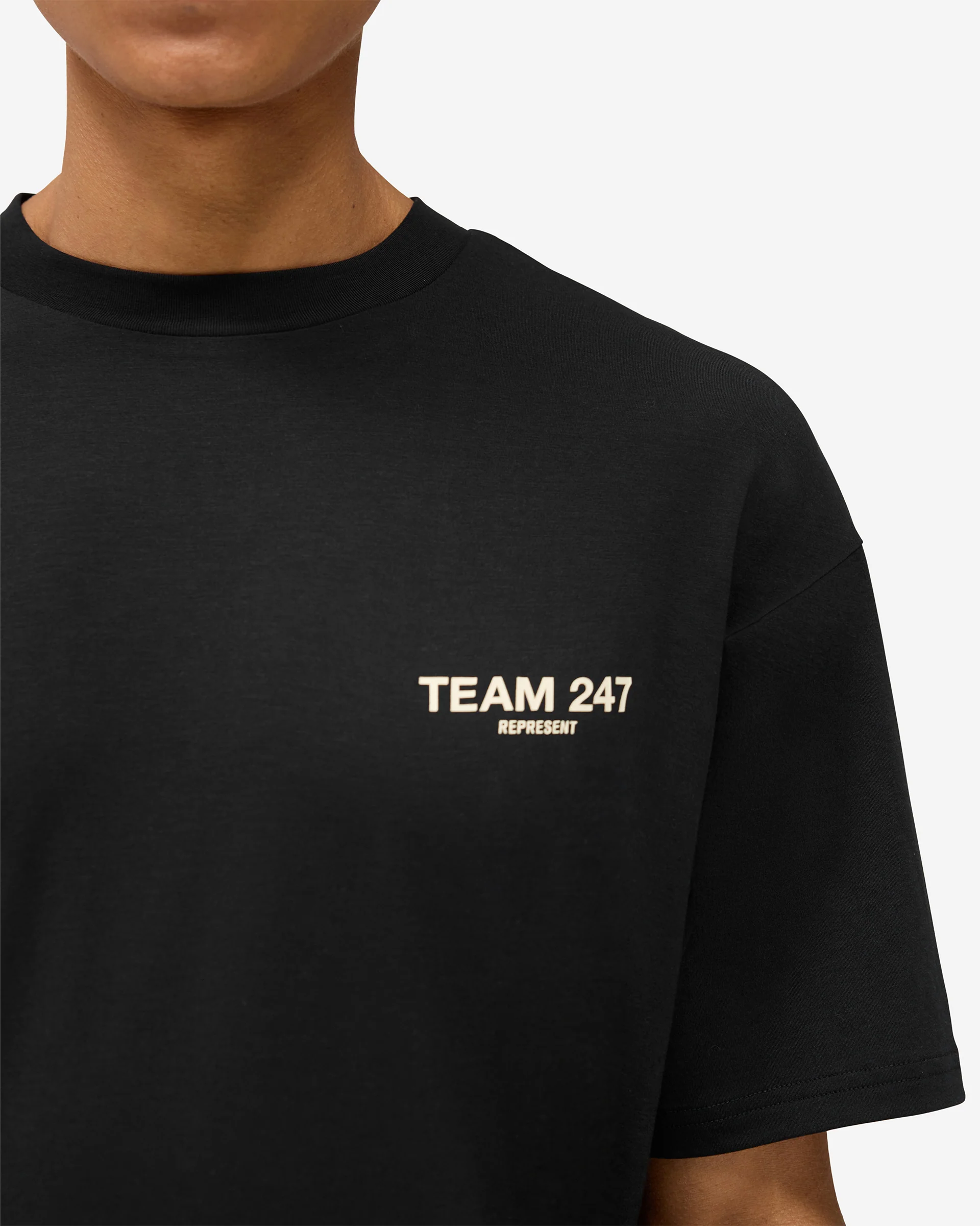 Team 247 Oversized T-Shirt - Jet Black - Image 5