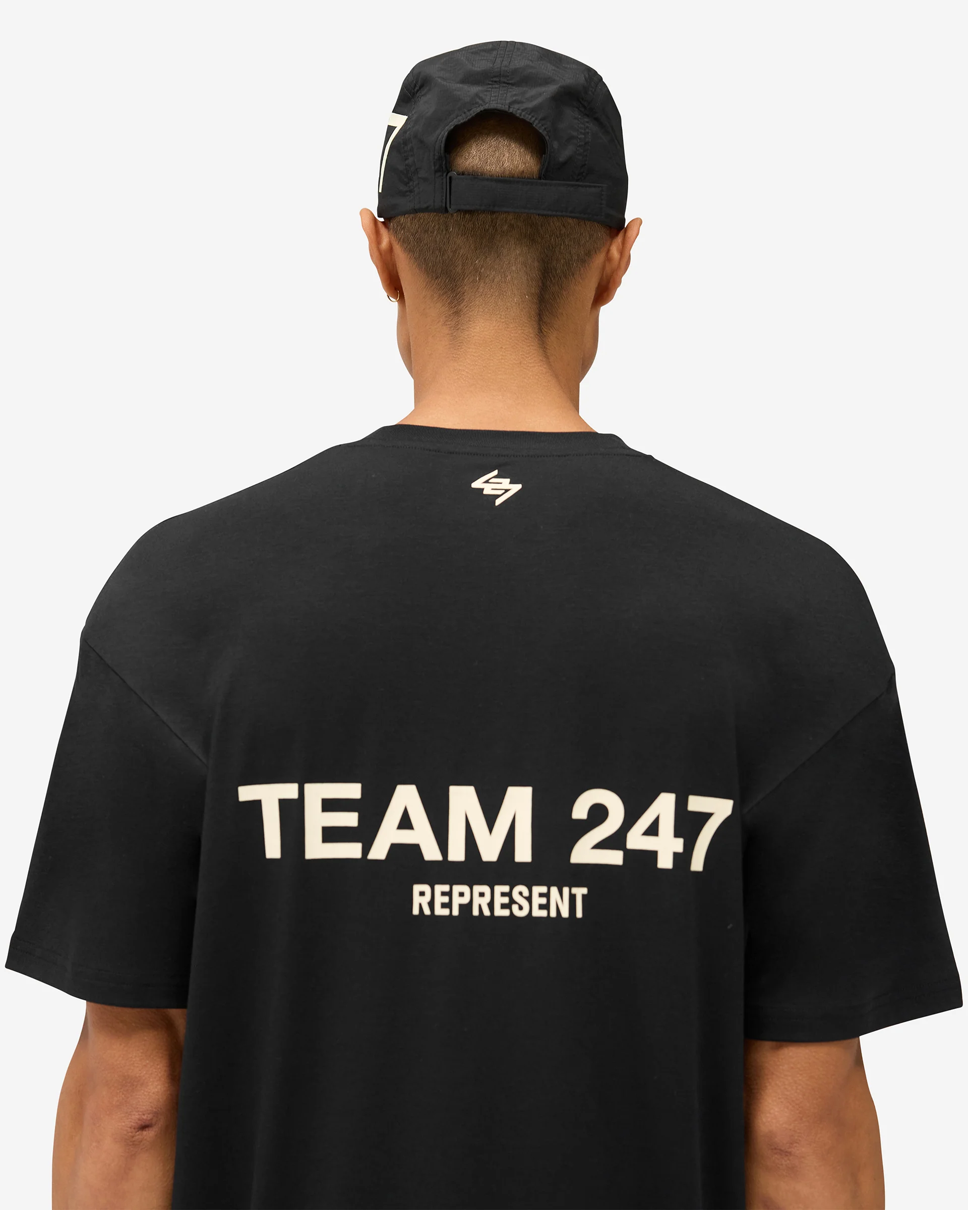 Team 247 Oversized T-Shirt - Jet Black - Image 6
