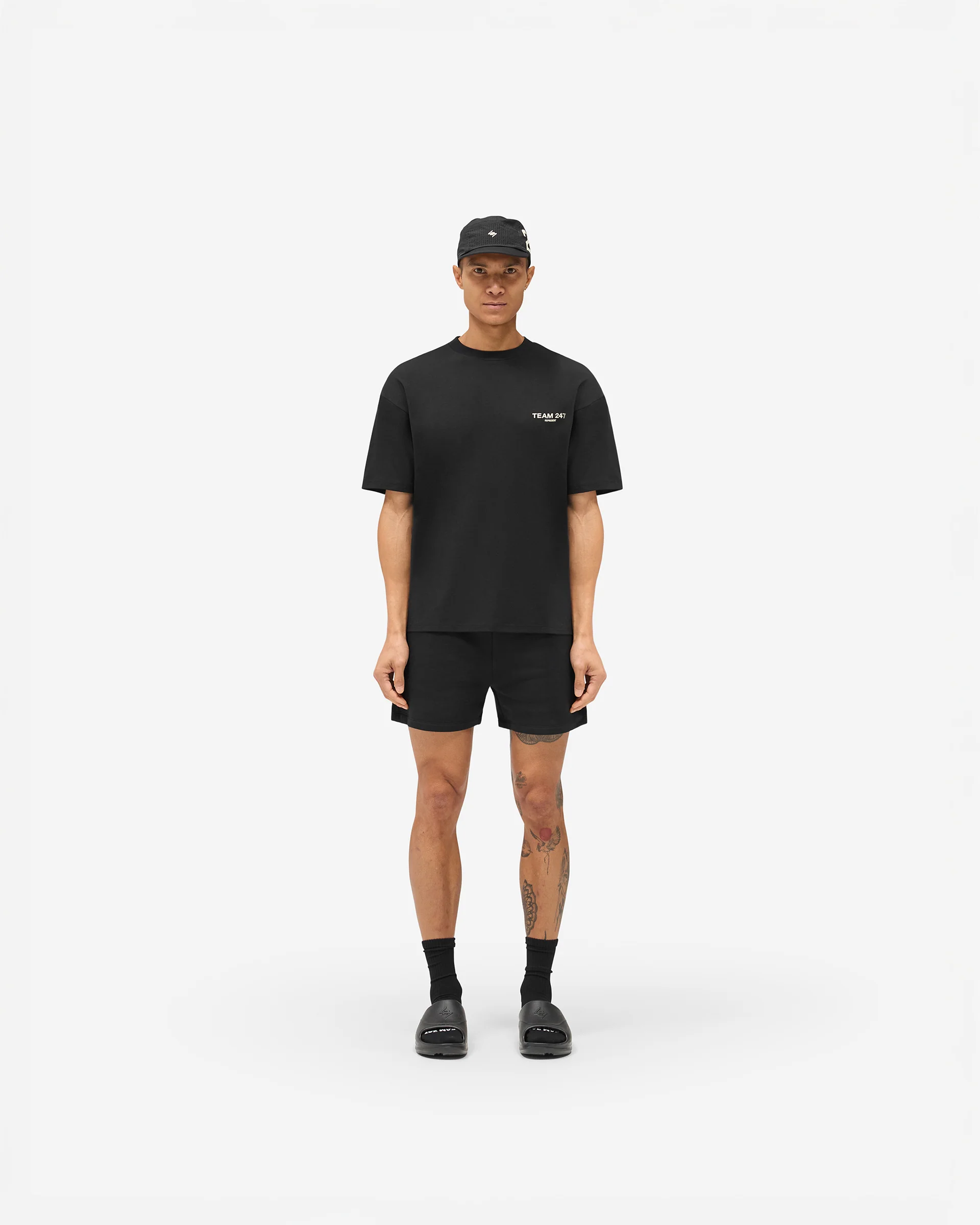 Team 247 Oversized T-Shirt - Jet Black - Image 7