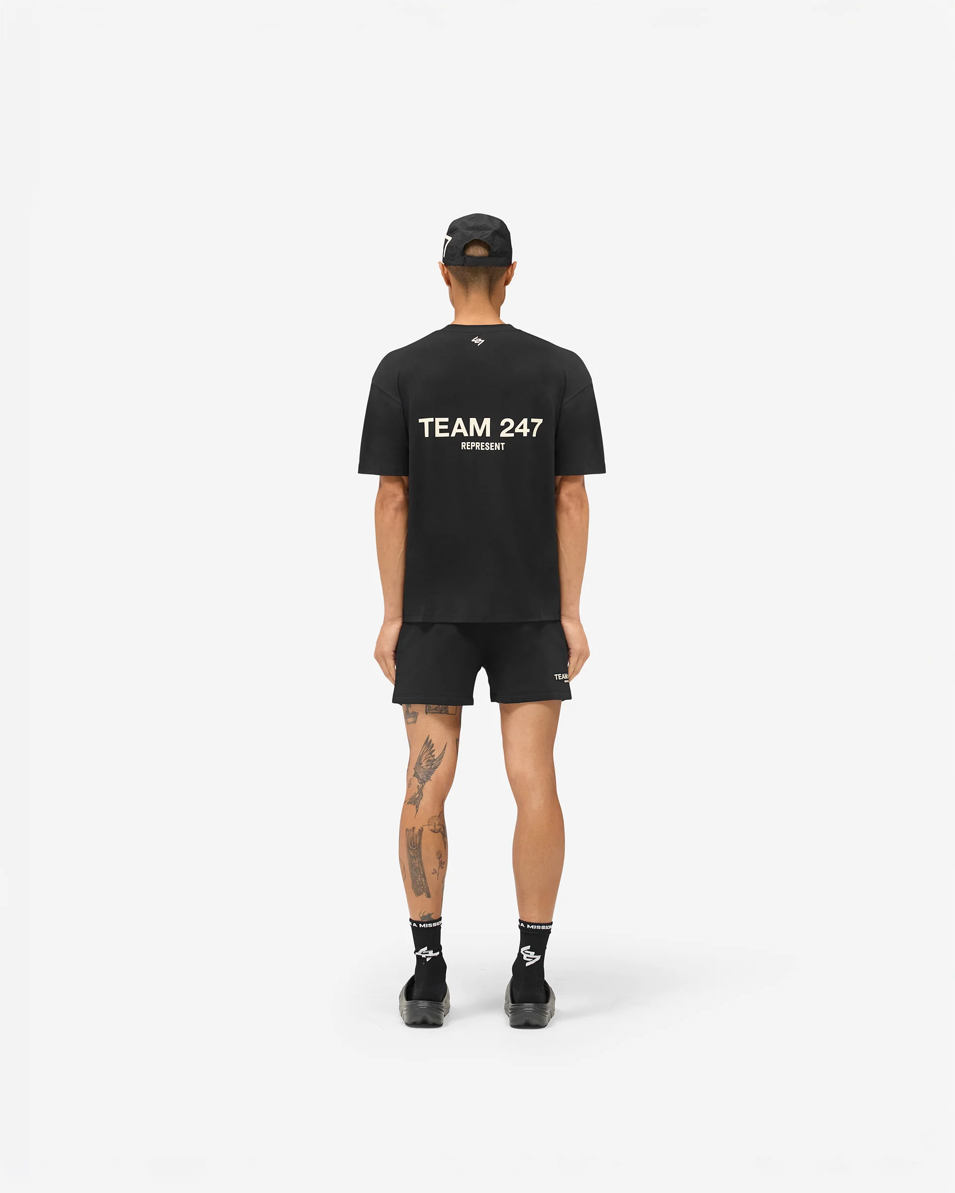 Team 247 Oversized T-Shirt - Jet Black - Image 9