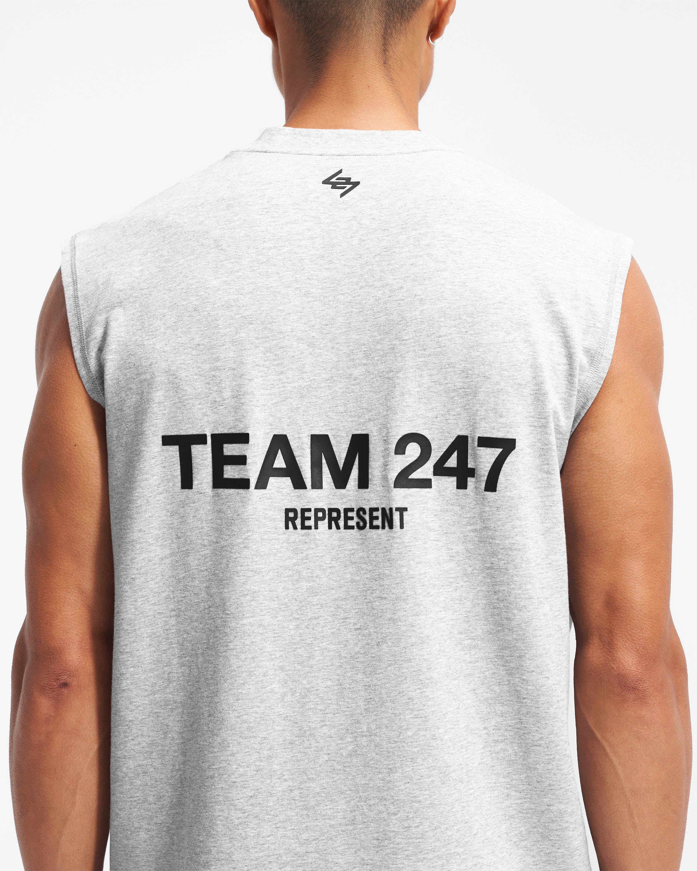Team 247 Oversized Tank - Ash Grey - Image 5