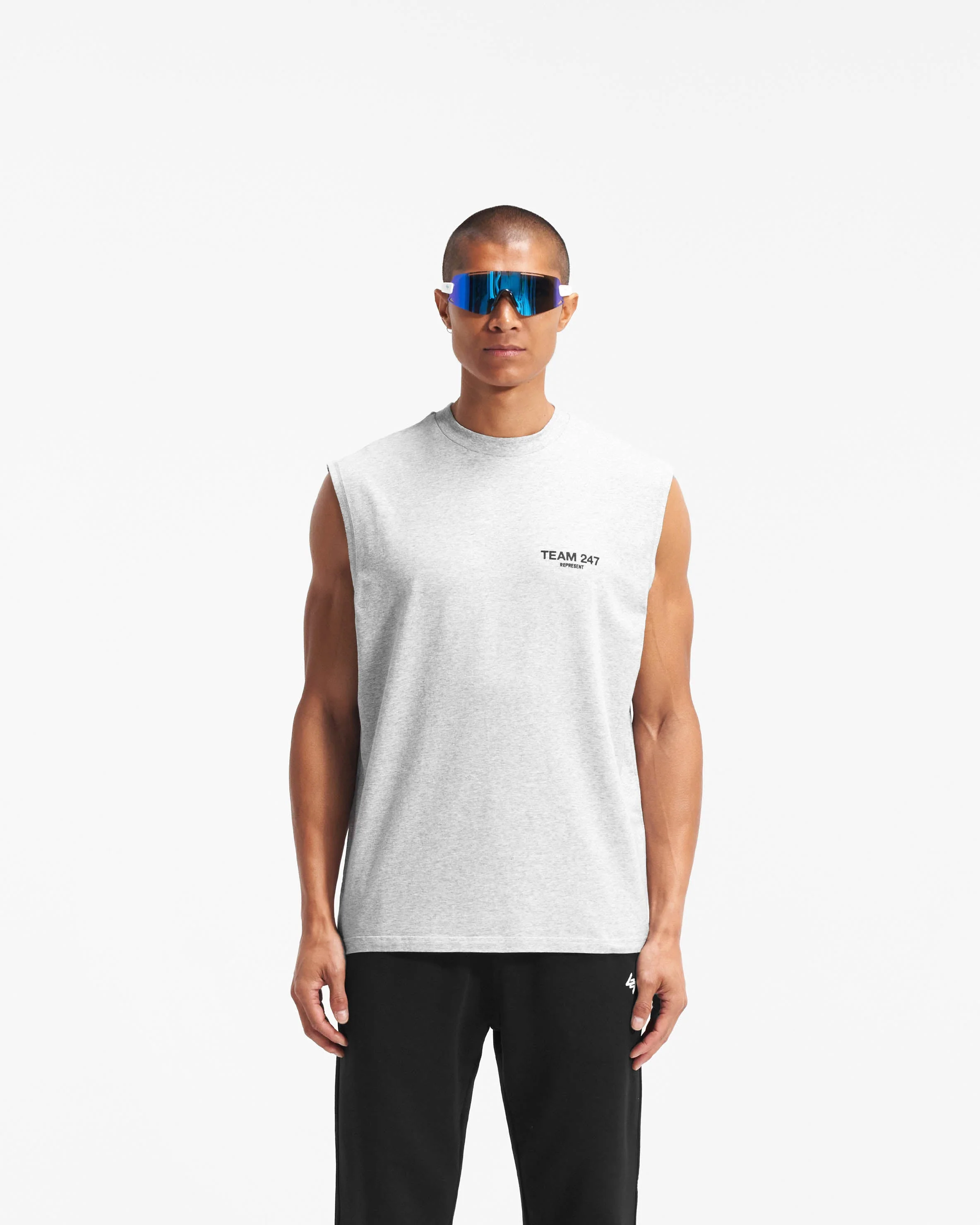Team 247 Oversized Tank - Ash Grey - Image 3